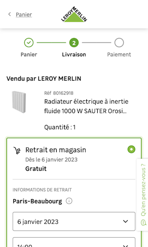 Mobile screenshot of Leroy Merlin