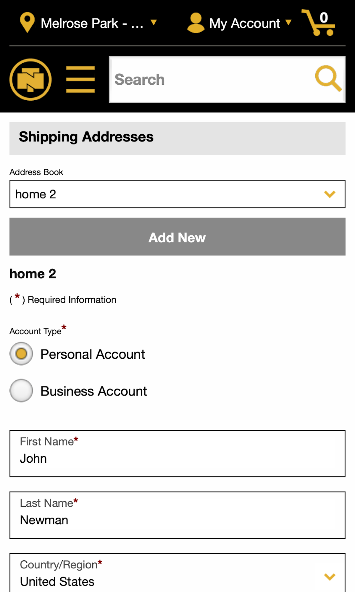 295 ‘Address Book’ Design Examples – Baymard Institute