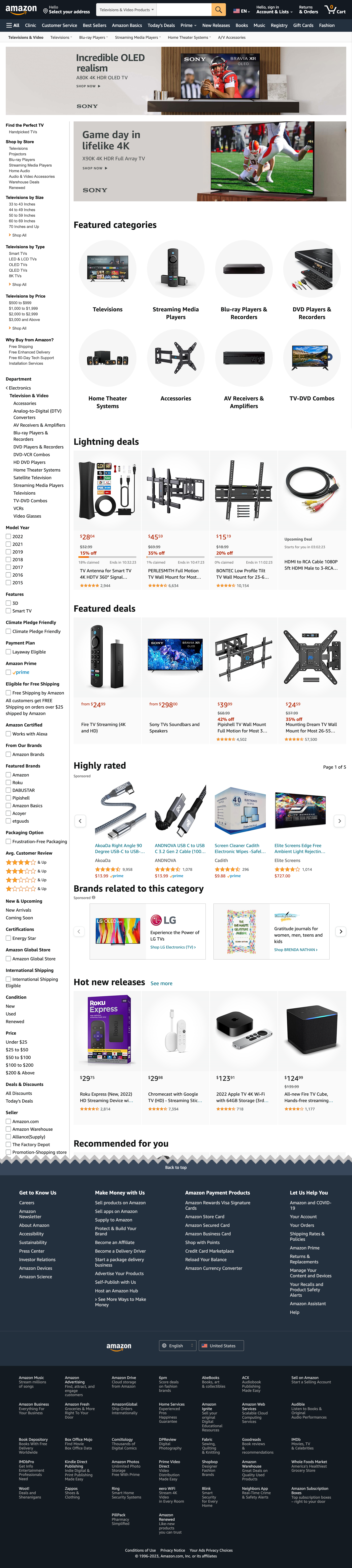 Desktop screenshot of Amazon