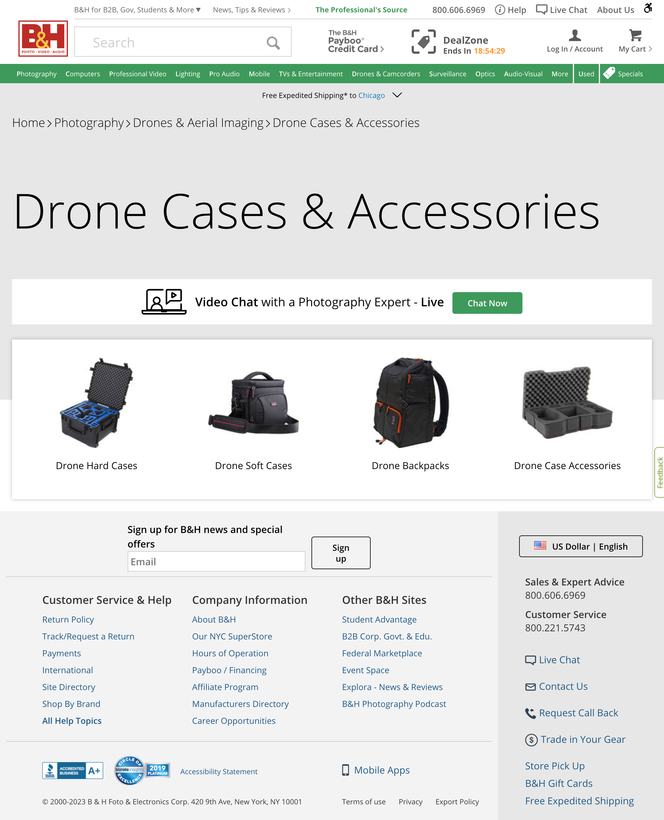 Desktop screenshot of B&H Photo