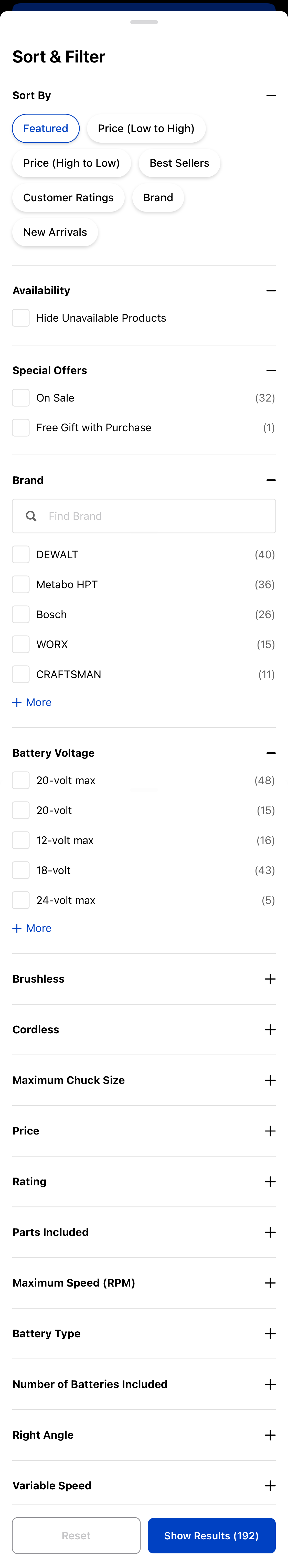 Mobile screenshot of Lowe’s