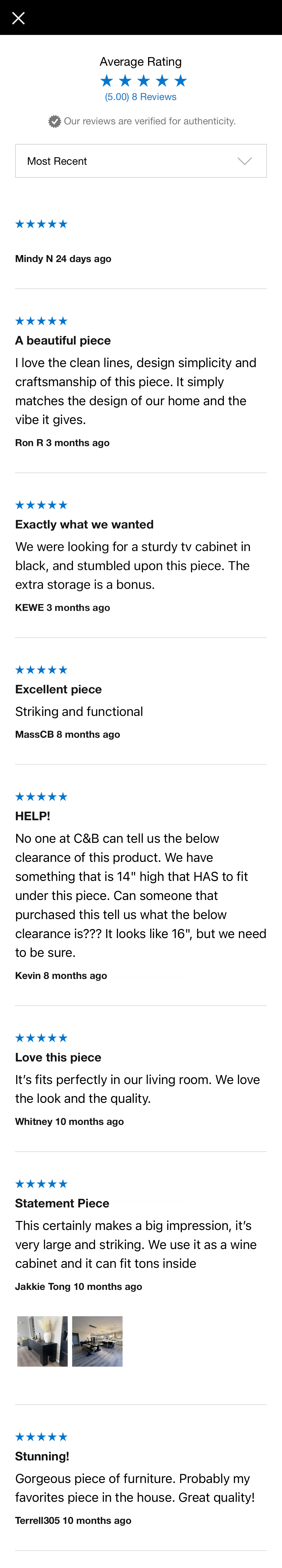 Mobile screenshot of Crate & Barrel