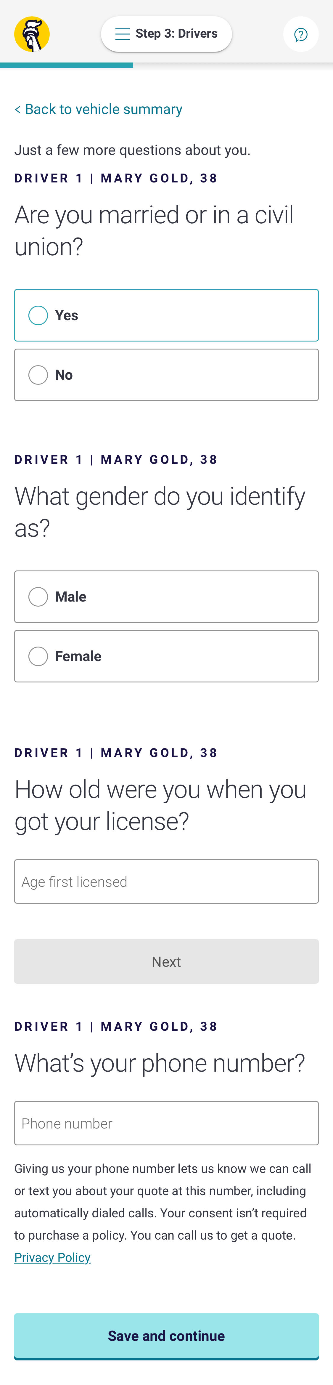 Mobile screenshot of Liberty Mutual