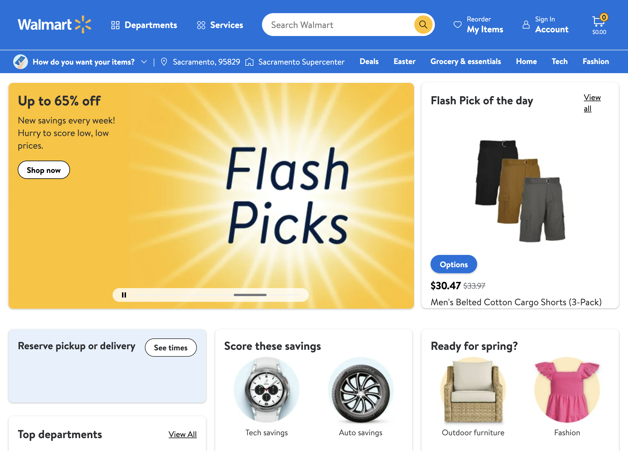 Desktop screenshot of Walmart