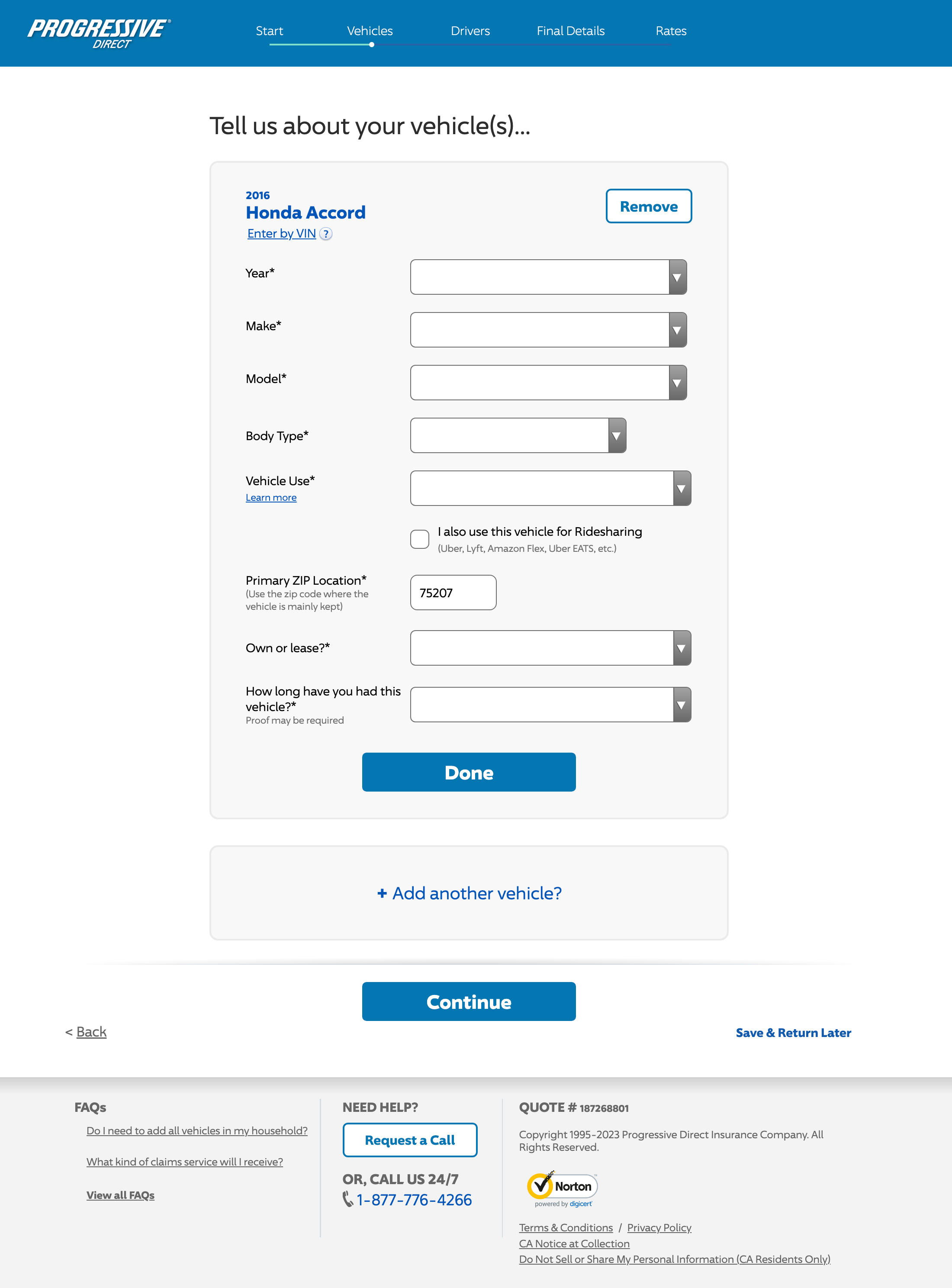 Desktop screenshot of Progressive