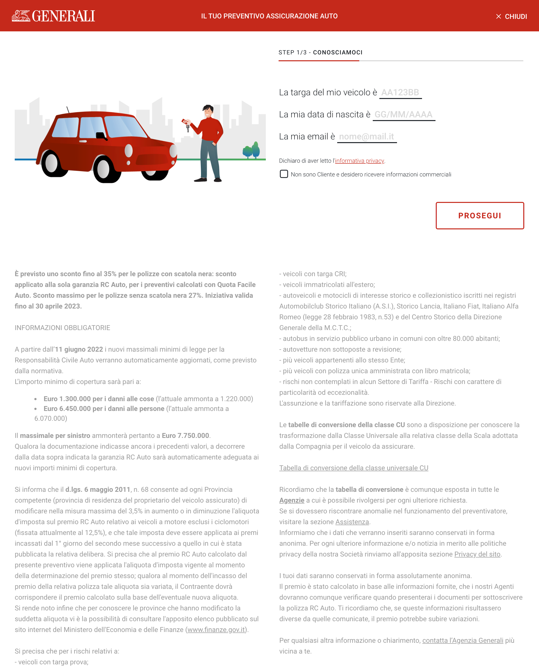 Desktop screenshot of Generali