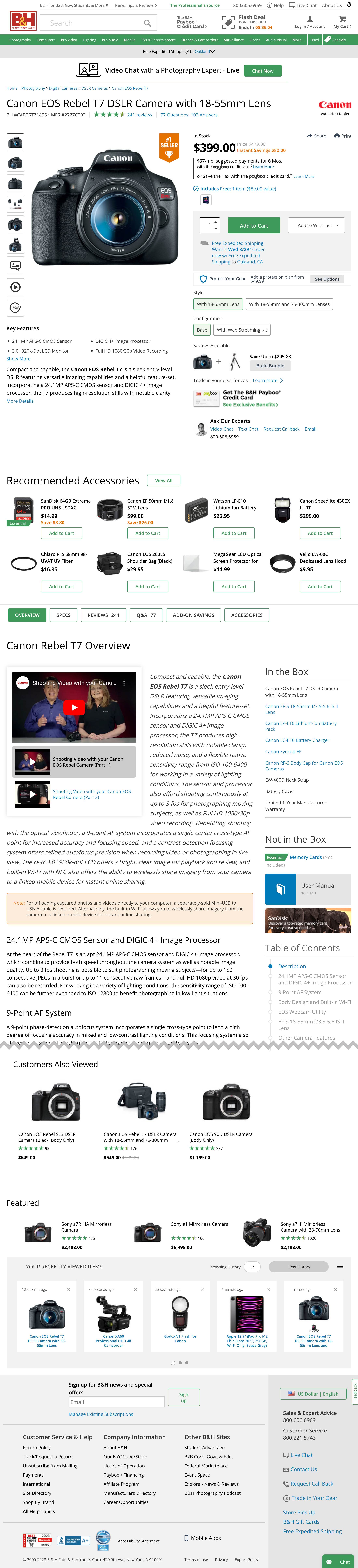 Desktop screenshot of B&H Photo