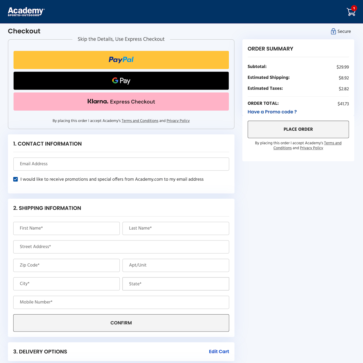 752 ‘Shipping Address’ Design Examples – Baymard Institute