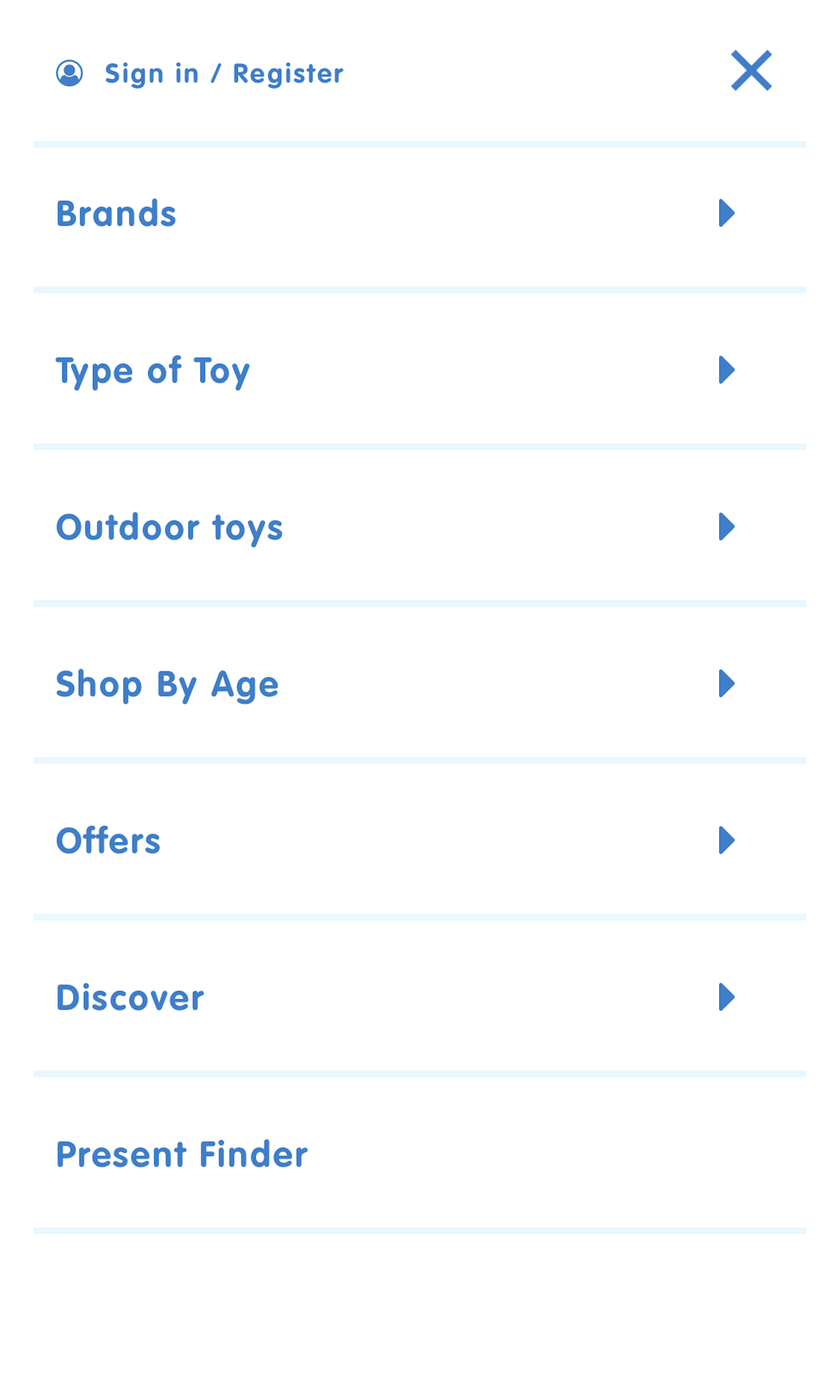 Mobile screenshot of The Entertainer (TheToyShop.com)
