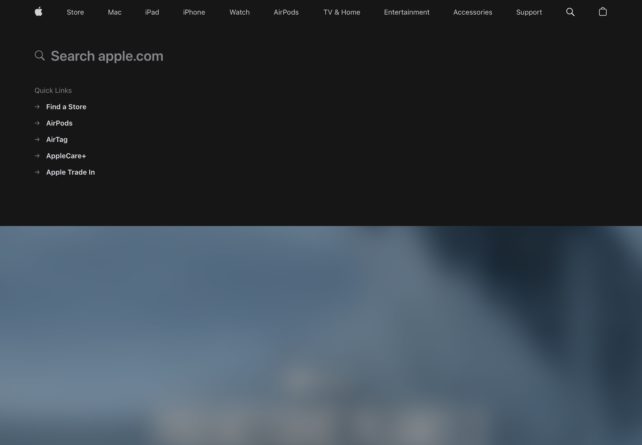 Desktop screenshot of Apple