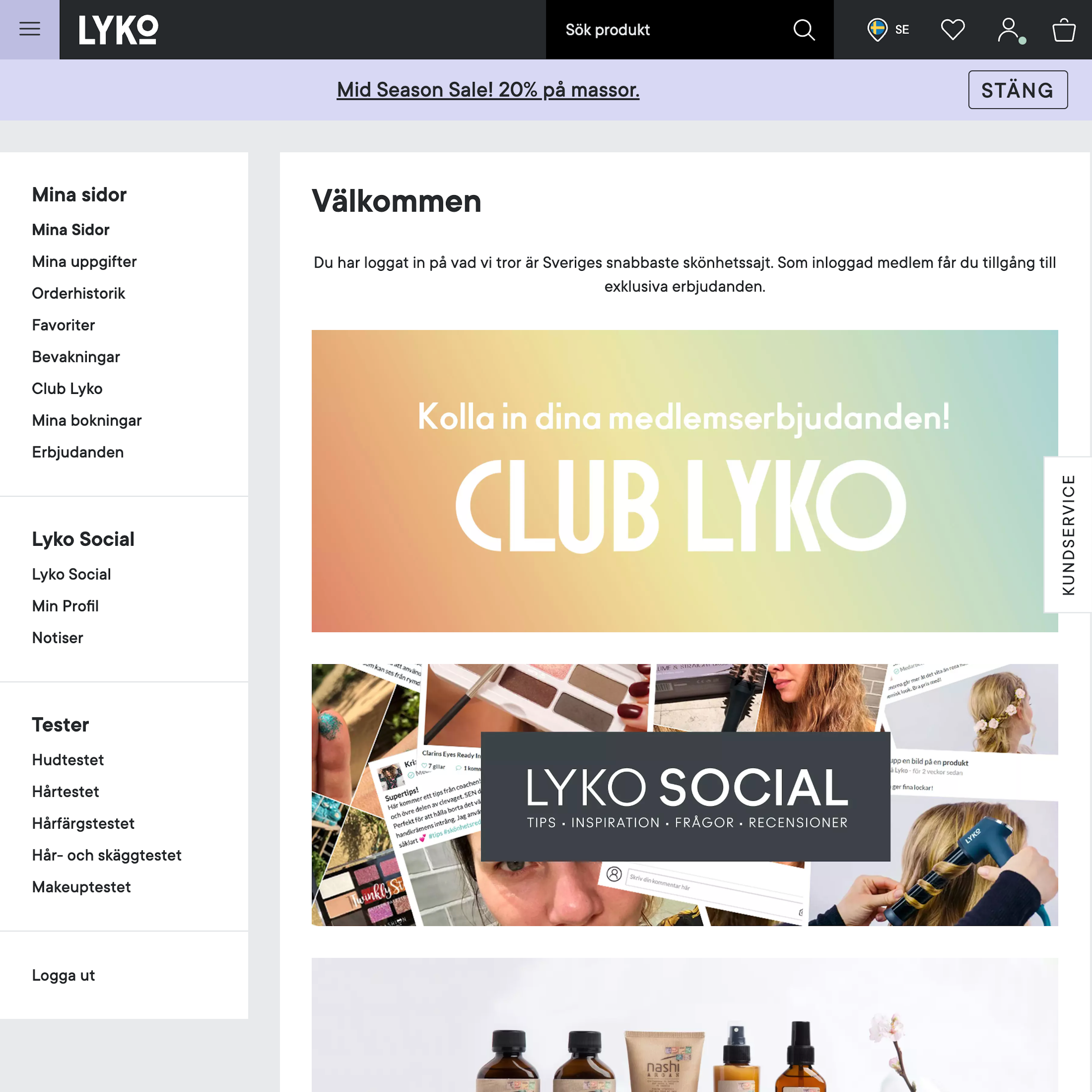 Desktop screenshot of Lyko
