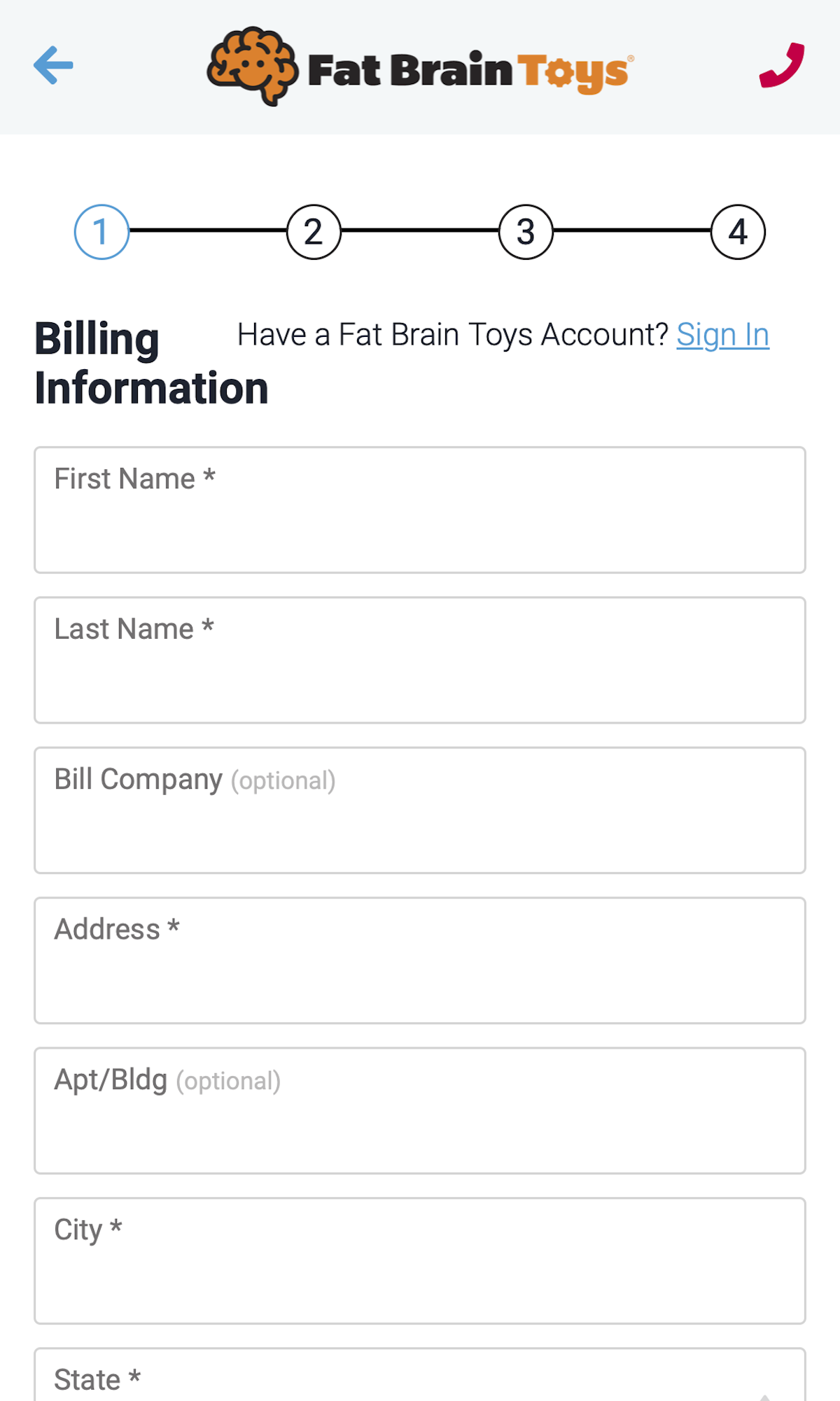 776 ‘Customer Info & Address’ Design Examples – Baymard Institute