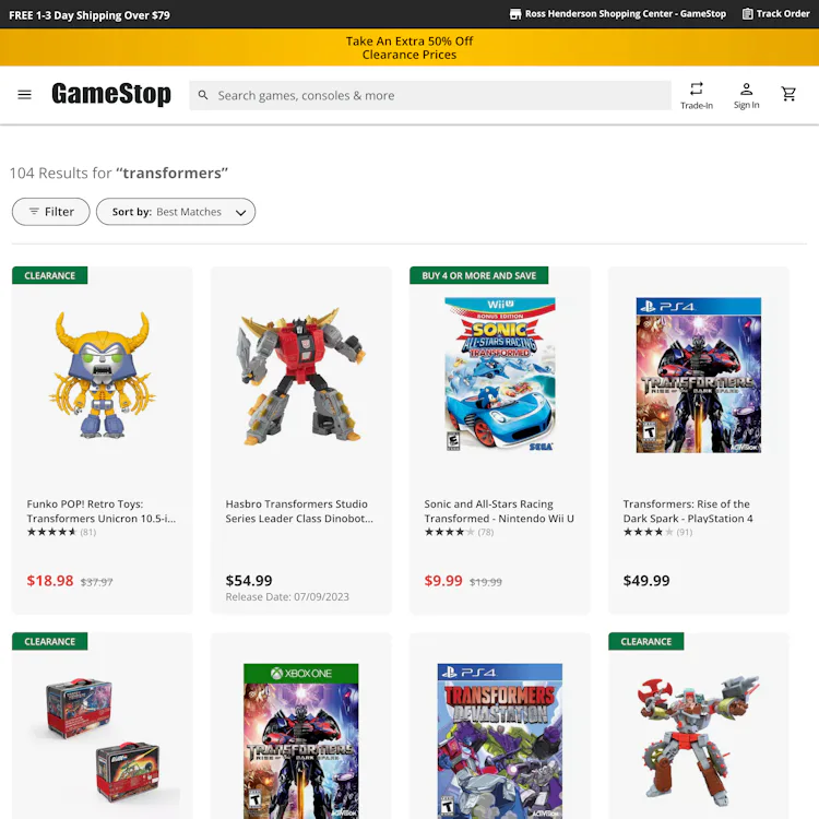 Gamestop’s E-Commerce UX Case Study – Baymard Institute