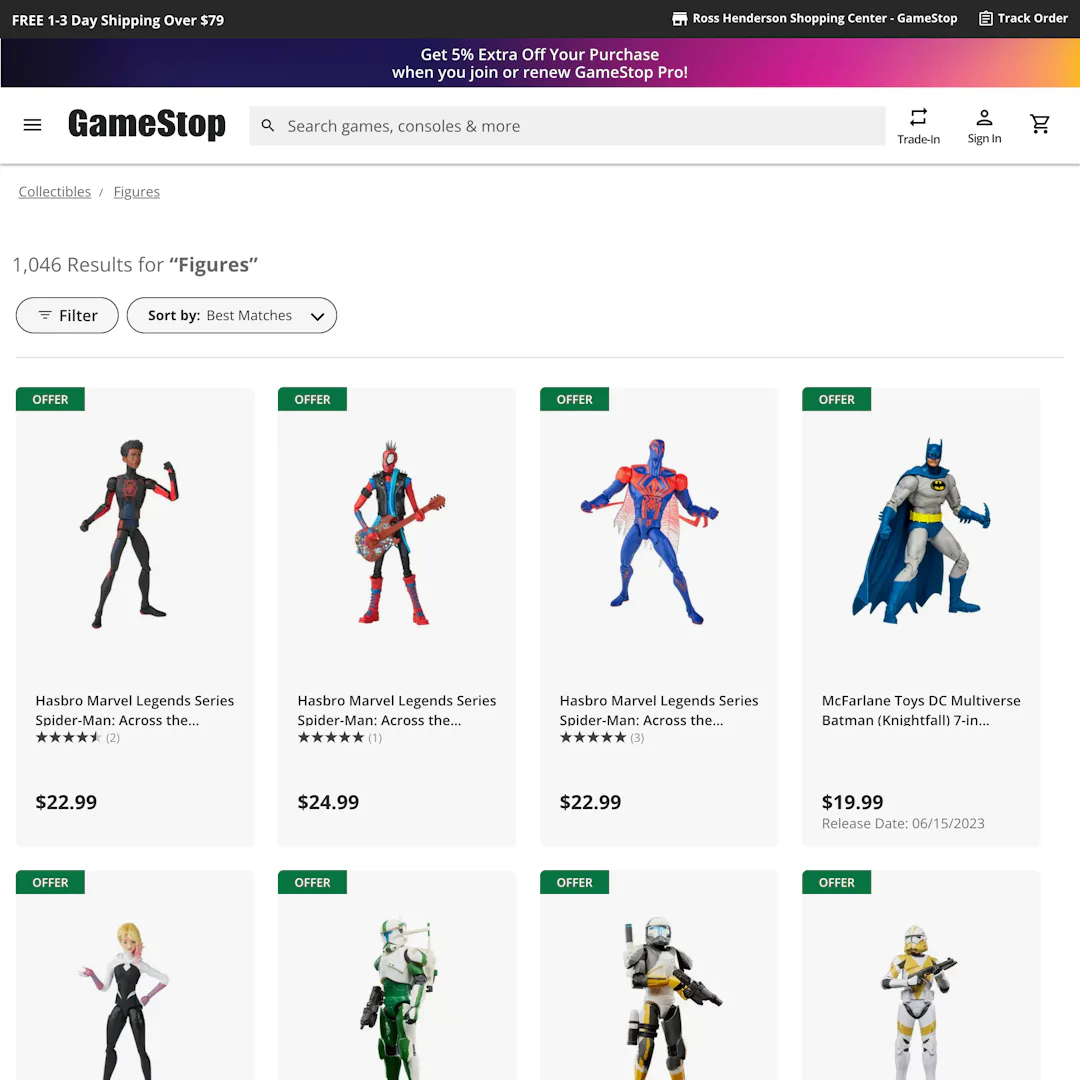 Gamestop UX Case Study – Baymard Institute