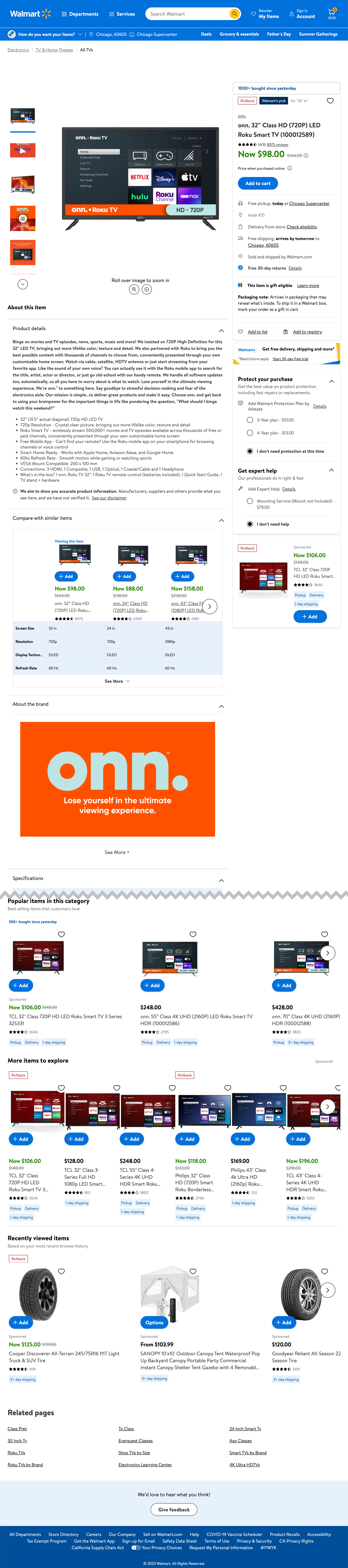 Desktop screenshot of Walmart