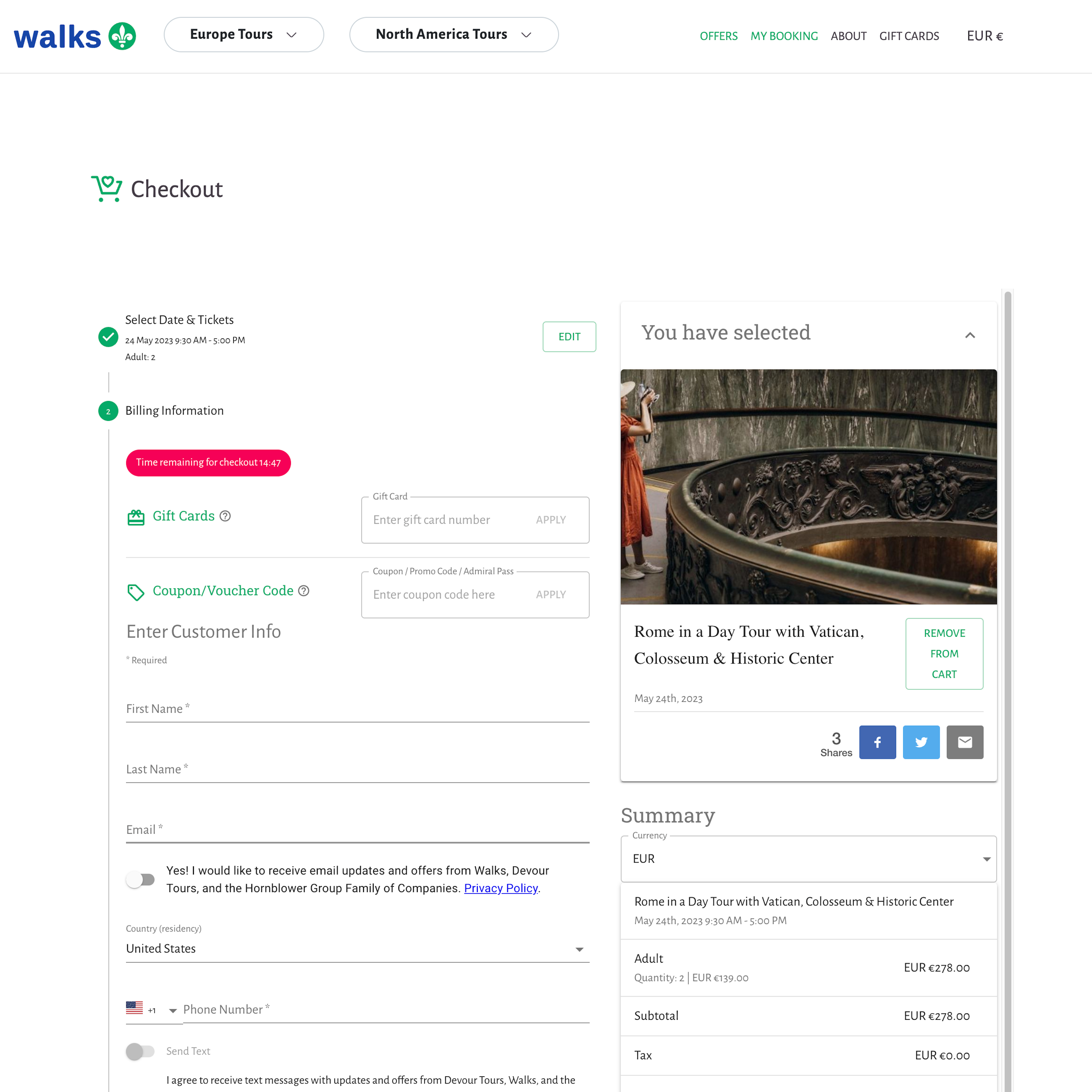 Desktop screenshot of Take Walks