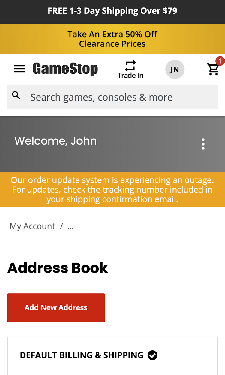 295 ‘Address Book’ Design Examples – Baymard Institute