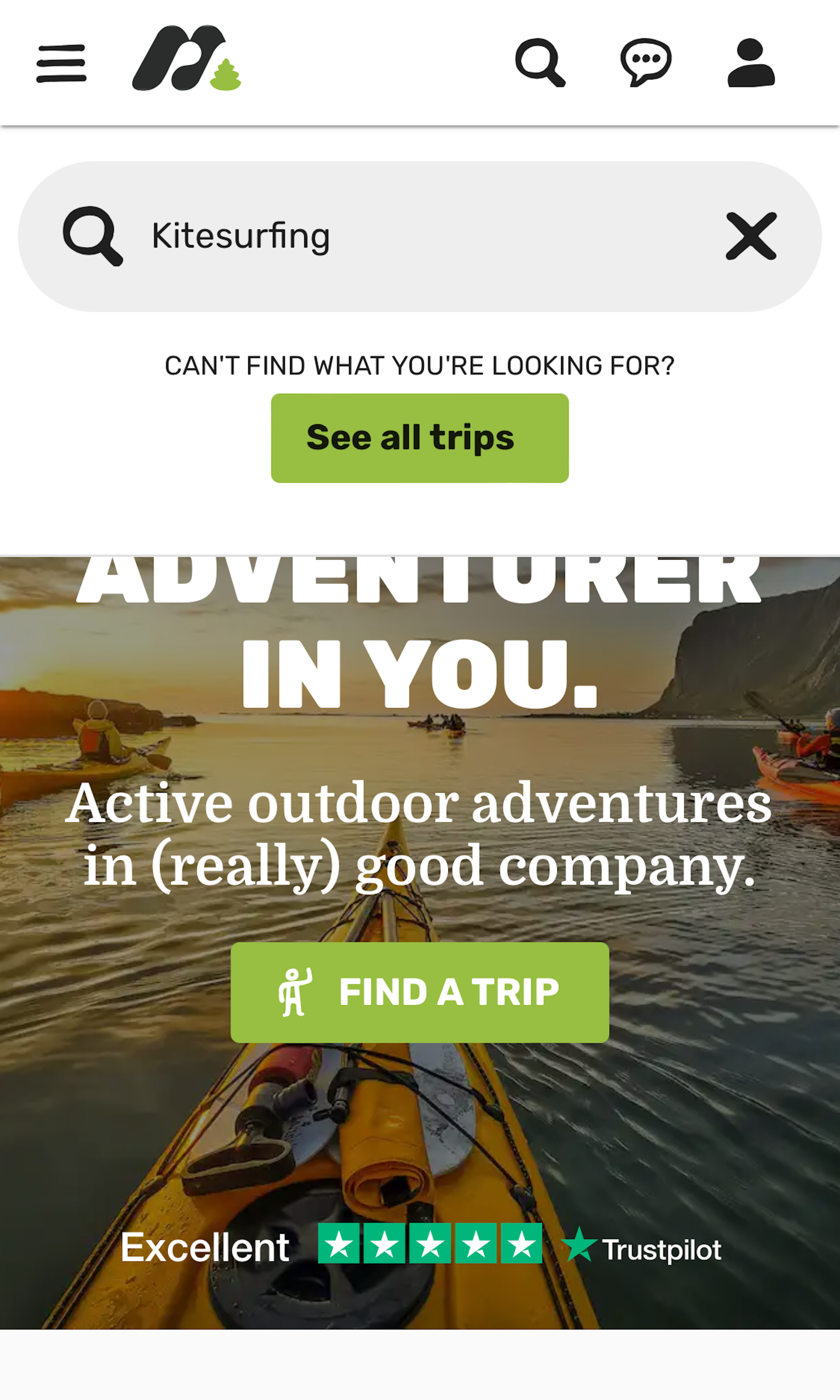 Mobile screenshot of Much Better Adventures