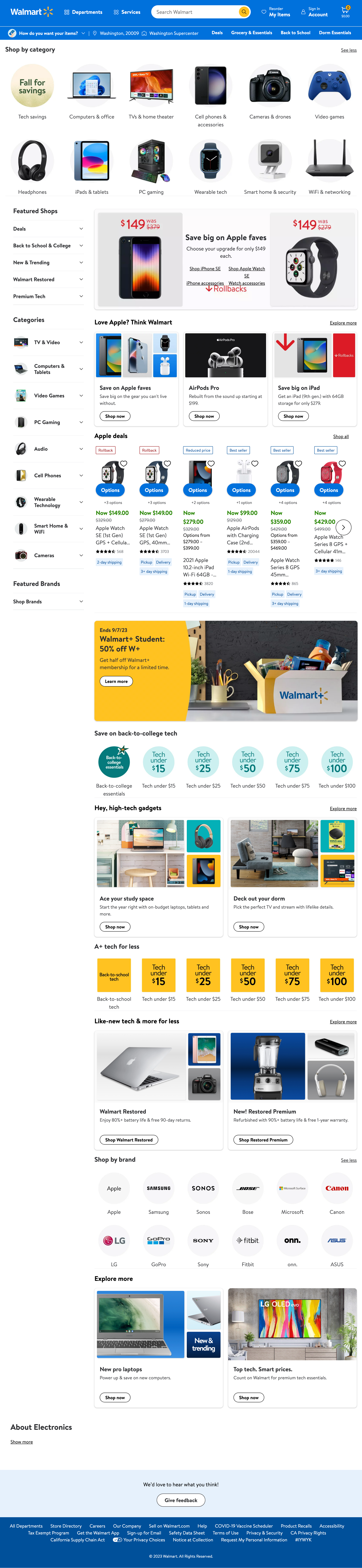 Desktop screenshot of Walmart