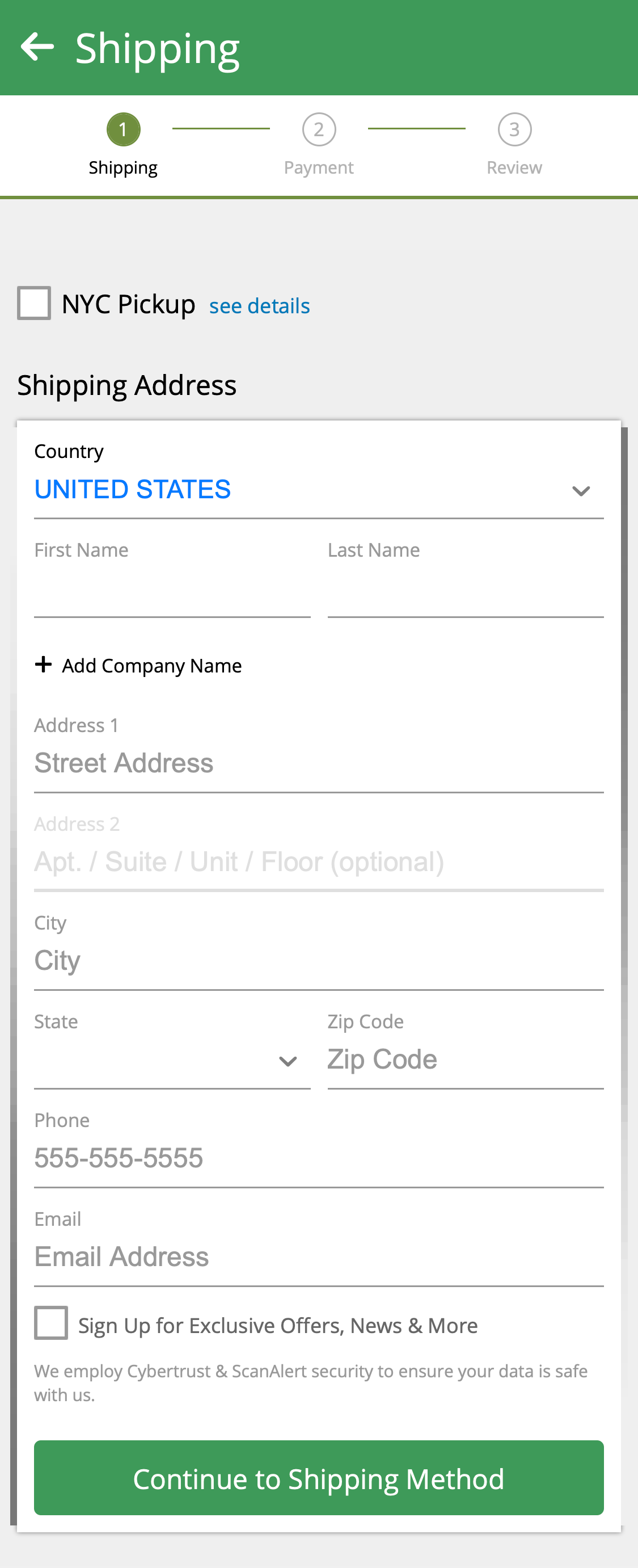 Mobile screenshot of B&H Photo