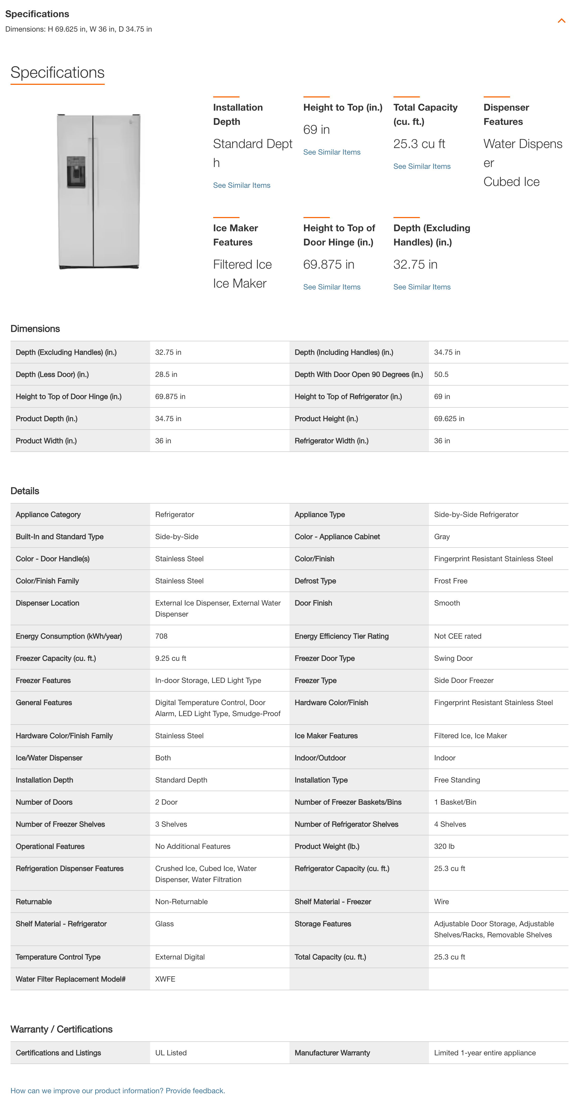 Desktop screenshot of Home Depot