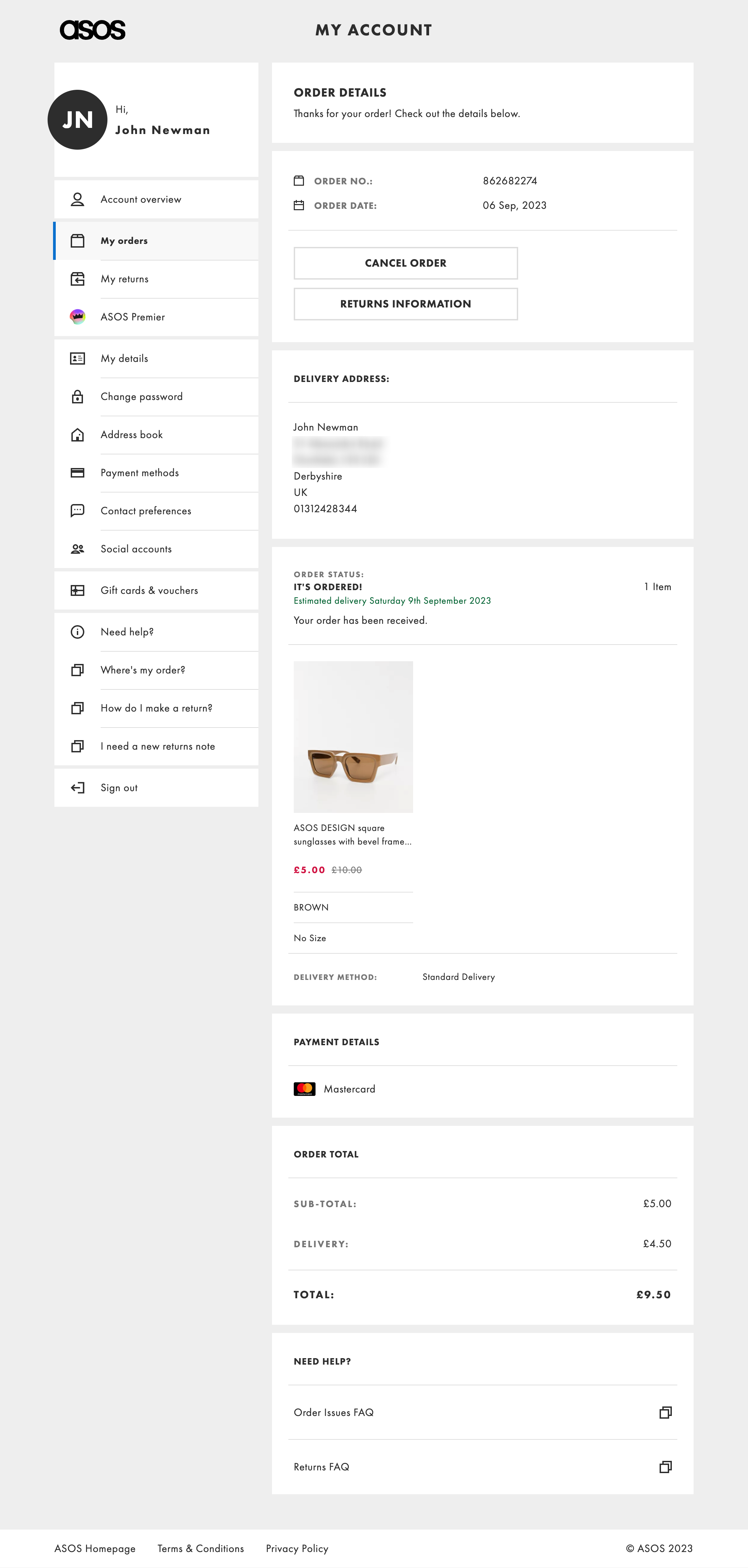 Desktop screenshot of ASOS