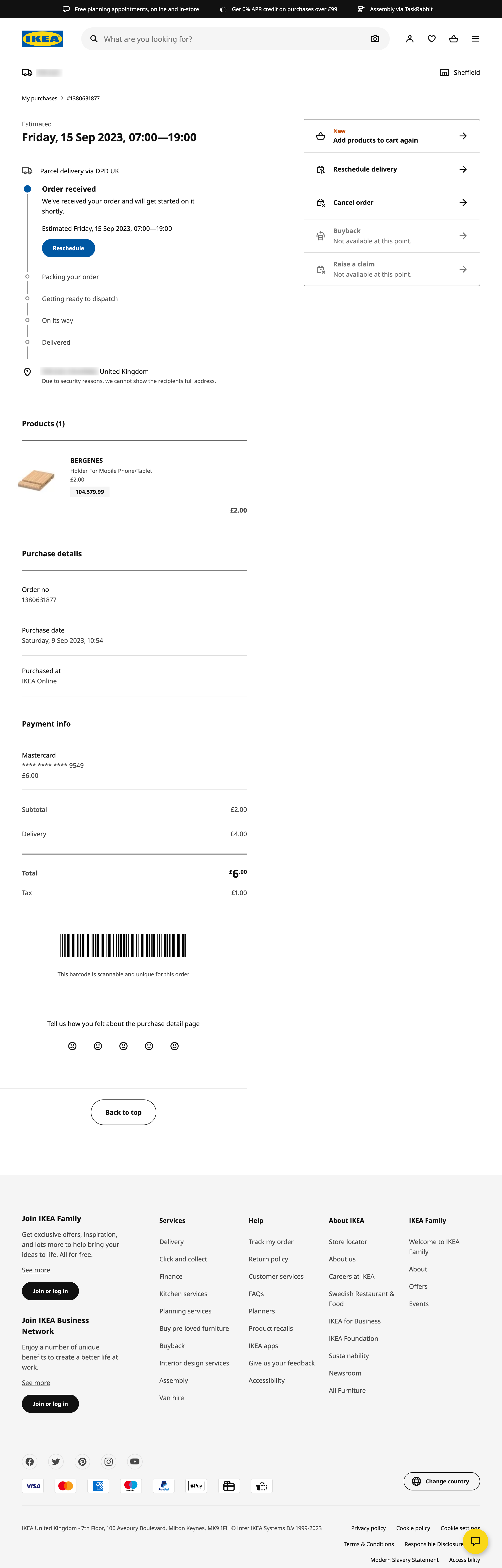 Desktop screenshot of IKEA