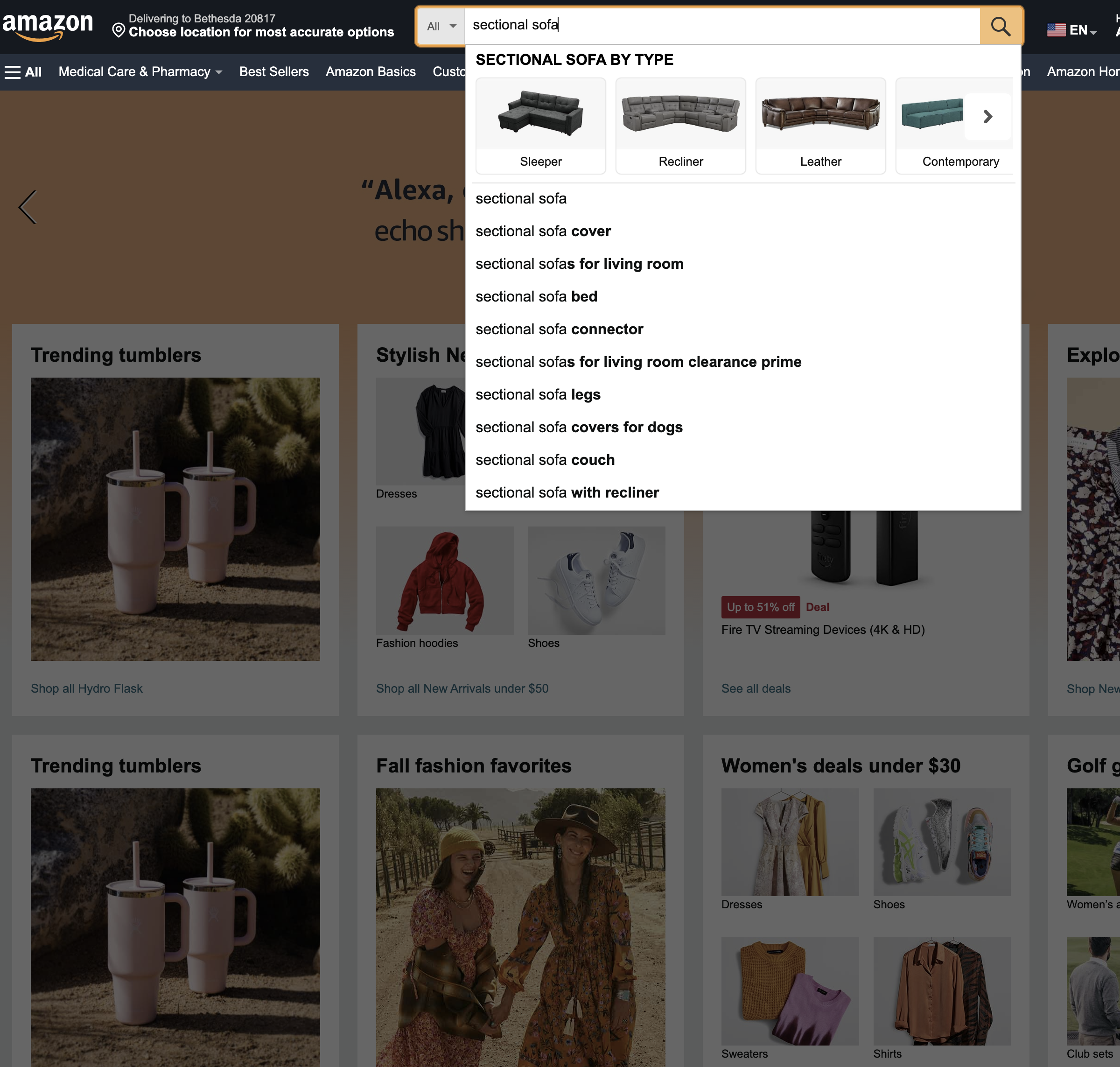 Desktop screenshot of Amazon