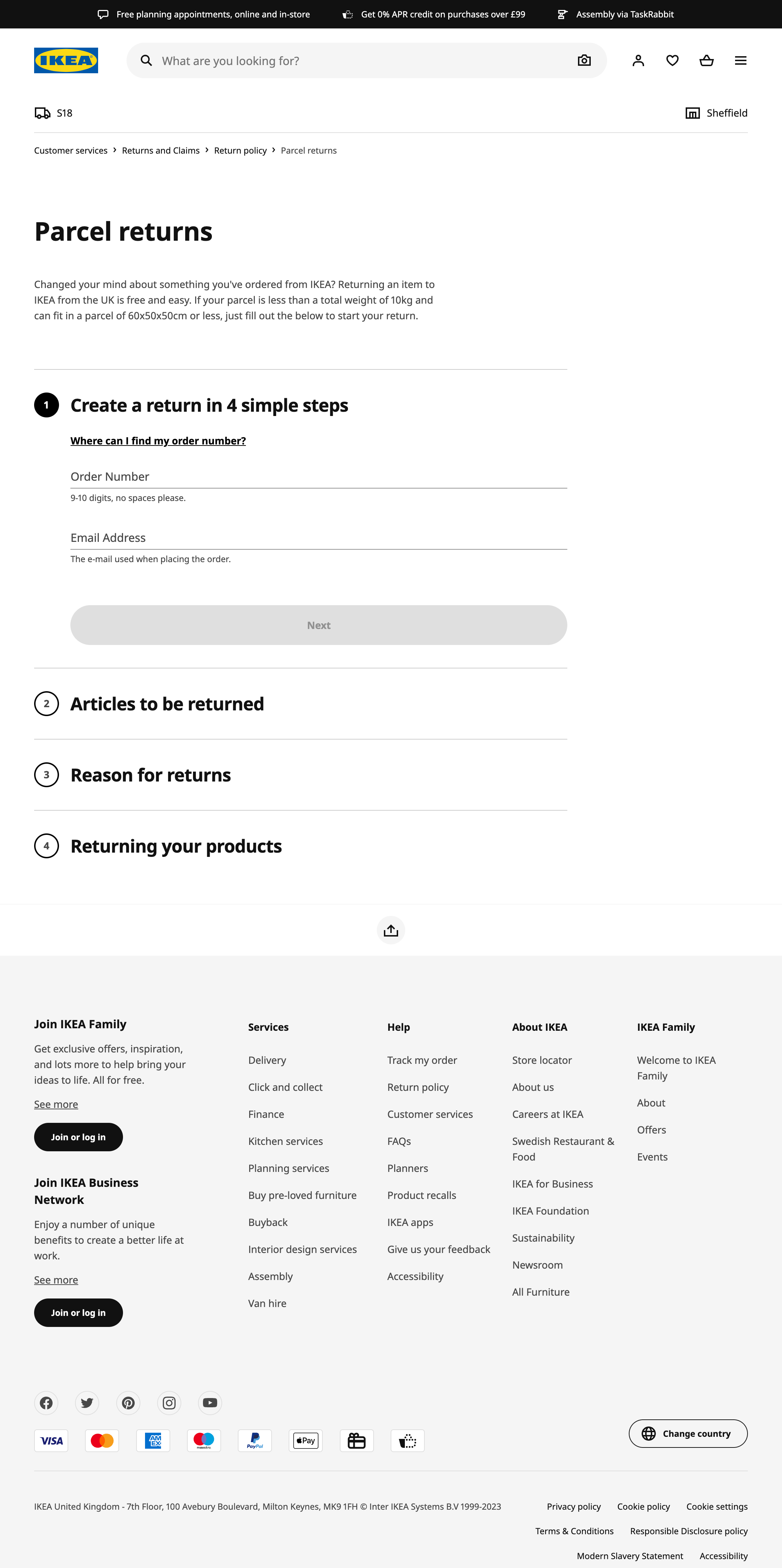 Desktop screenshot of IKEA