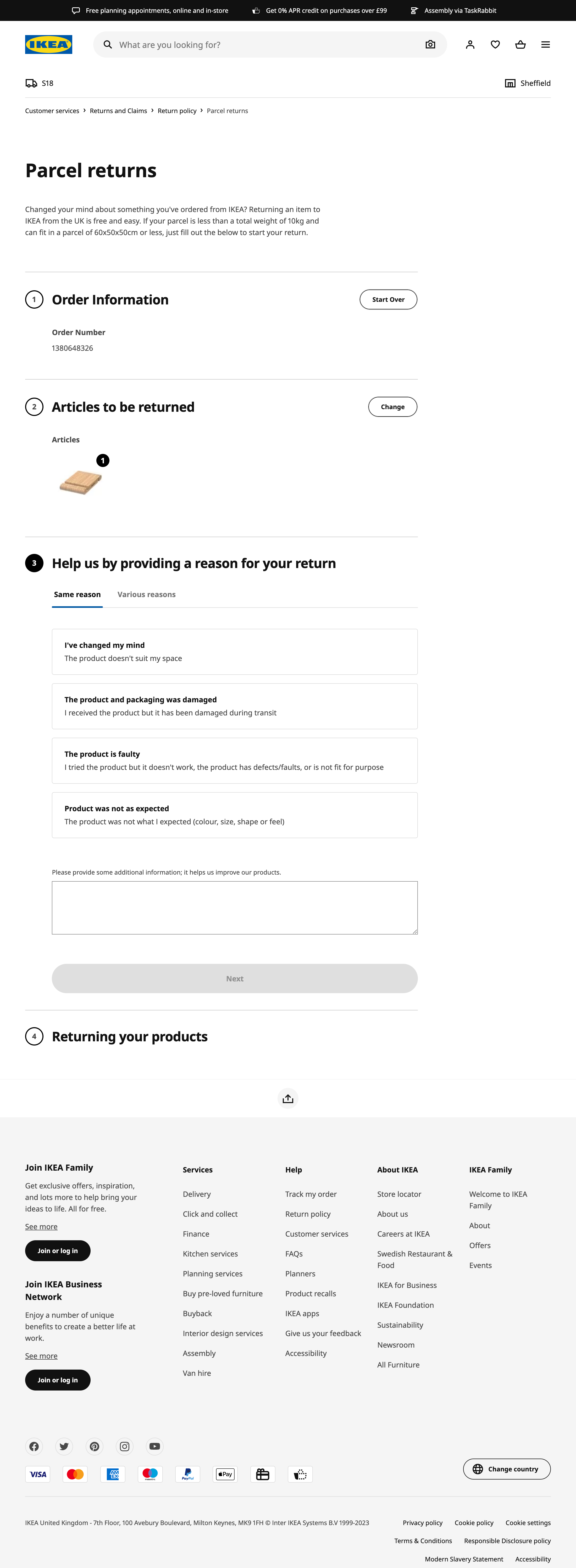 Desktop screenshot of IKEA