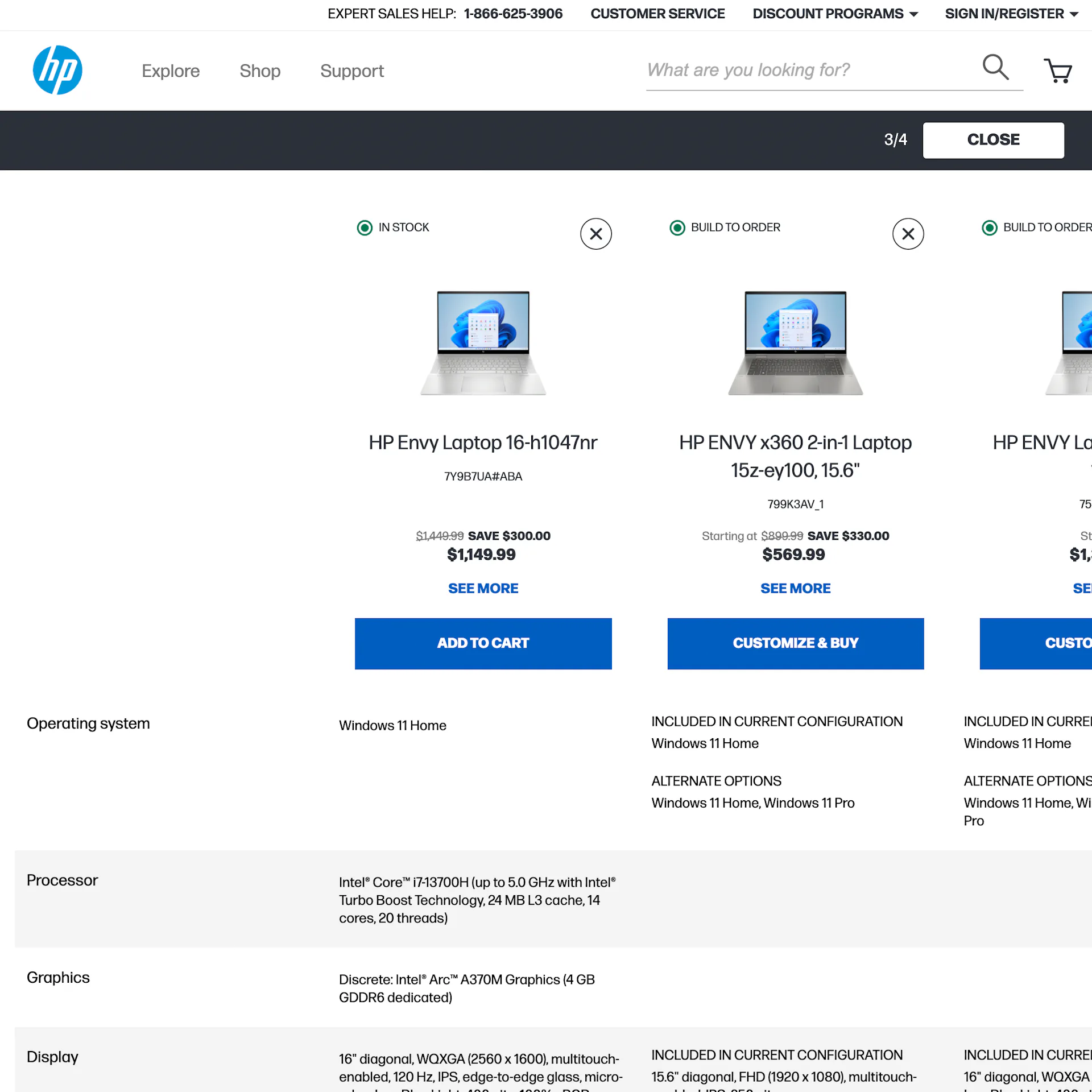 82 ‘Comparison Tool’ Design Examples – Baymard Institute