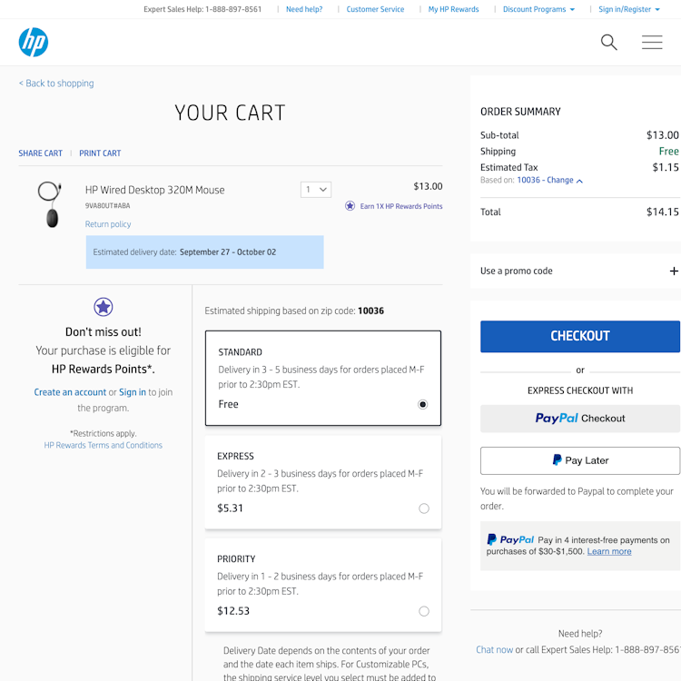 753 ‘Cart’ Design Examples – Baymard Institute