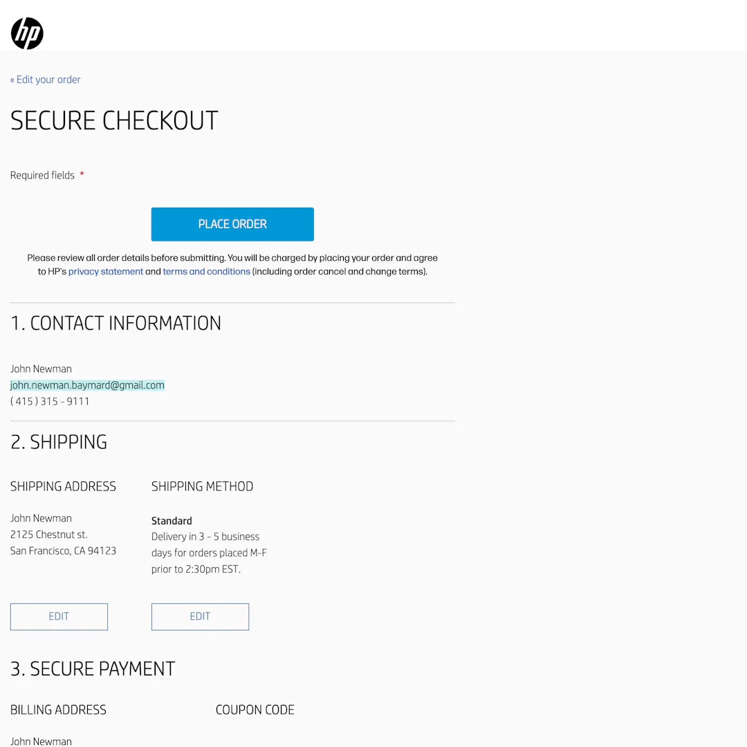 536 ‘Review Order’ Design Examples – Baymard Institute