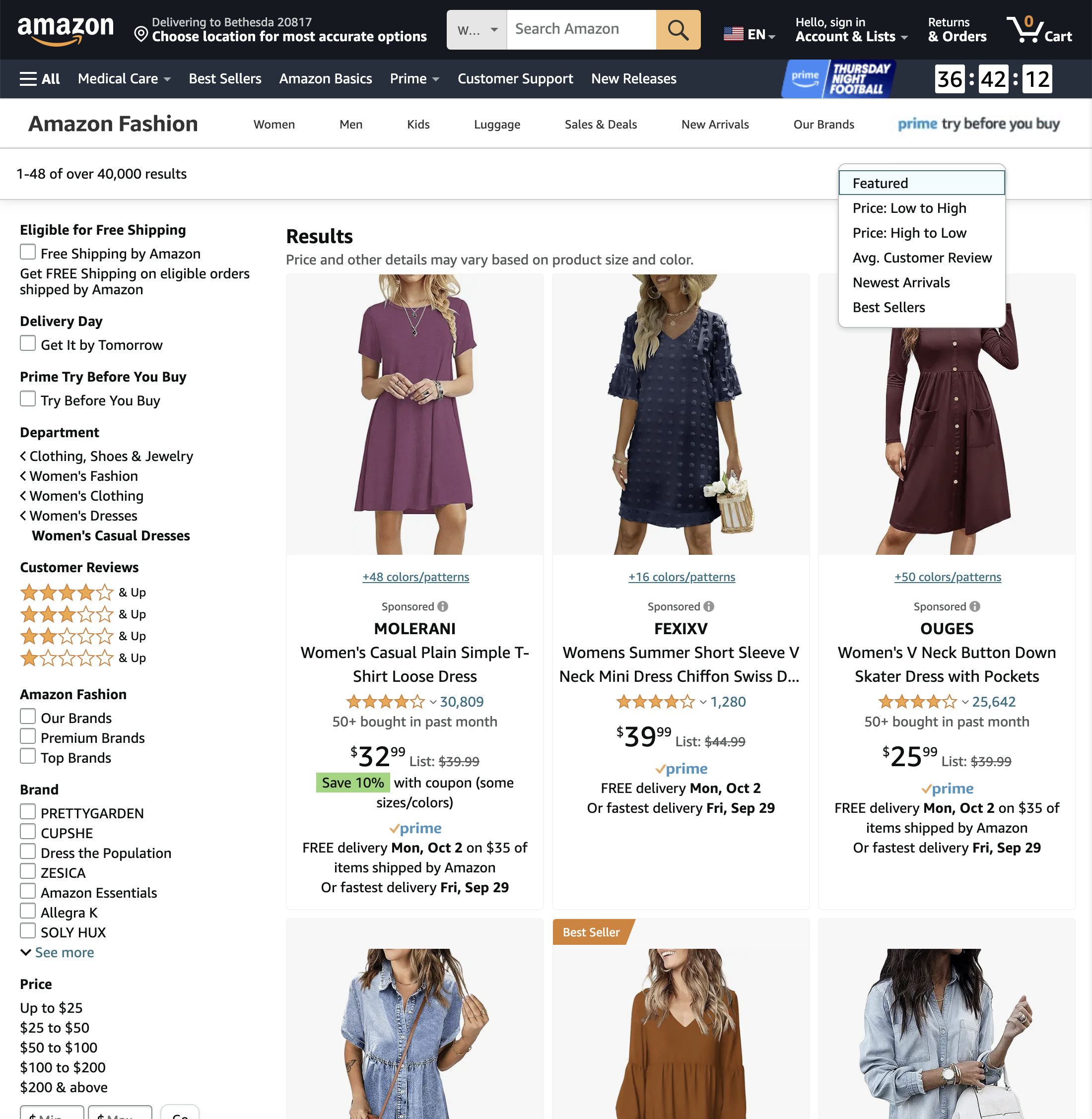 Desktop screenshot of Amazon