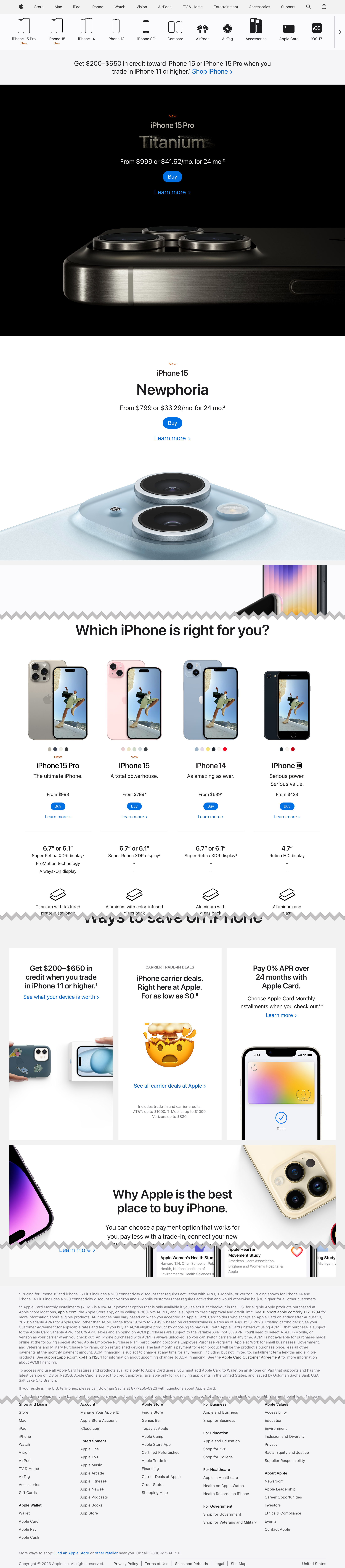 Desktop screenshot of Apple