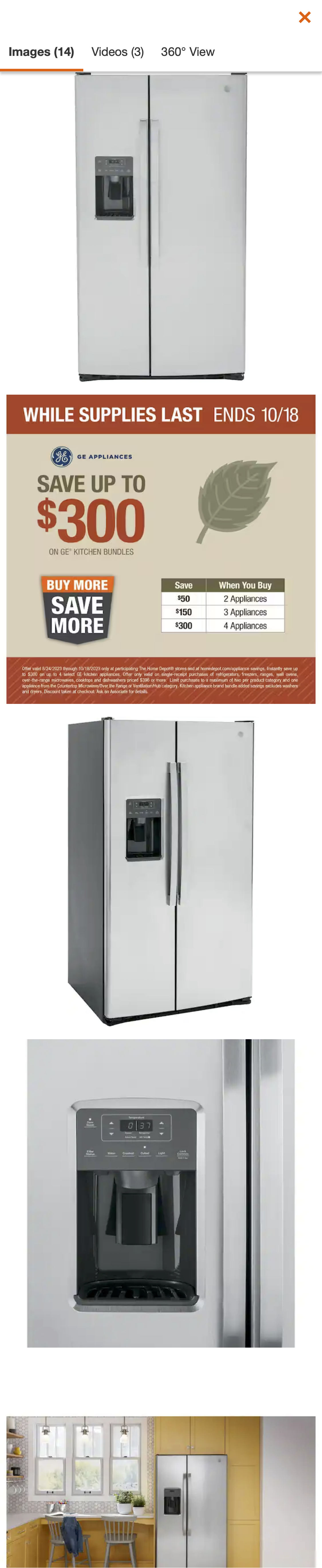 Mobile screenshot of Home Depot