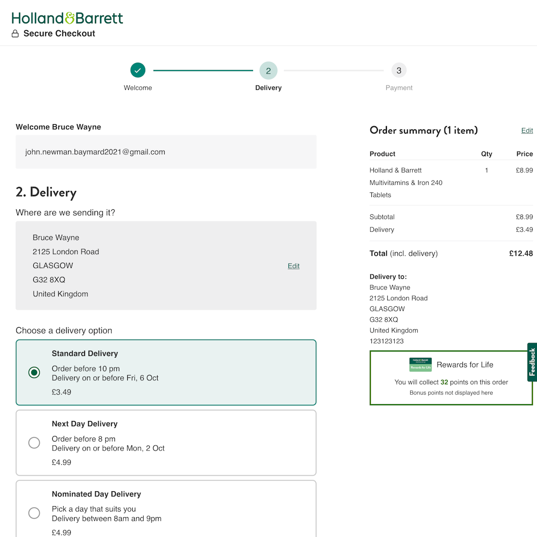 728 ‘Delivery & Shipping Methods’ Design Examples – Baymard Institute