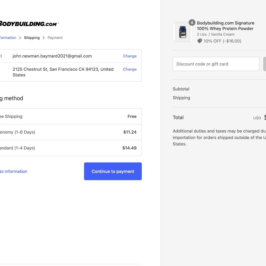 728 ‘Delivery & Shipping Methods’ Design Examples – Baymard Institute