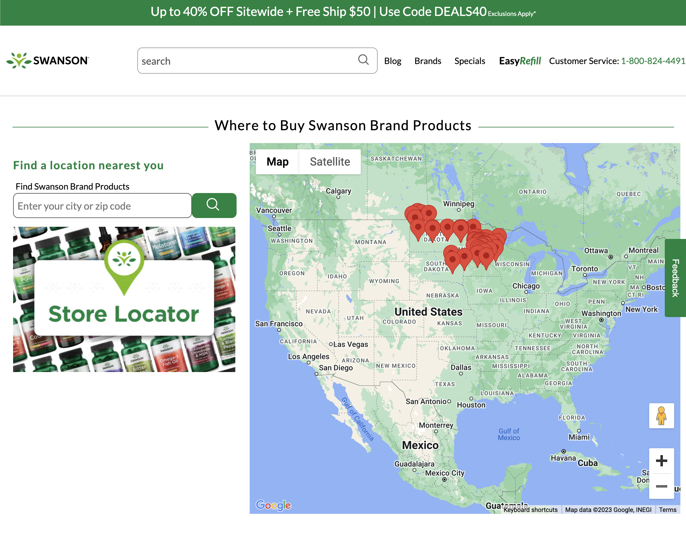 Desktop screenshot of Swanson Vitamins
