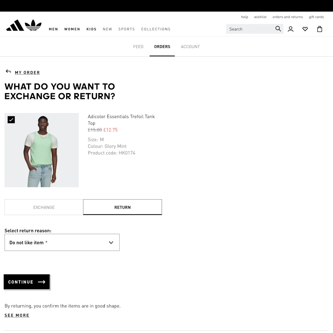 130 ‘Order Returns’ Design Examples – Baymard Institute