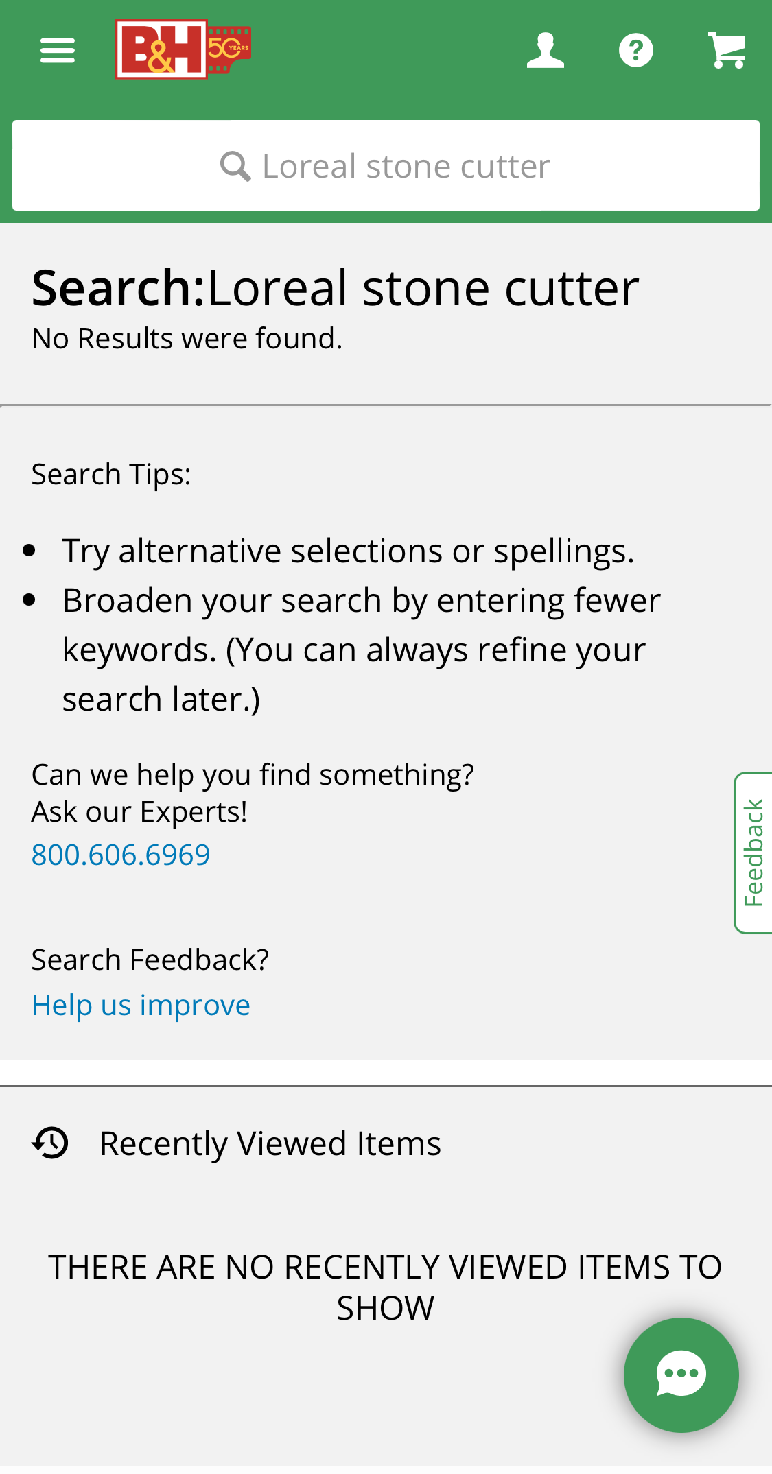 Mobile screenshot of B&H Photo