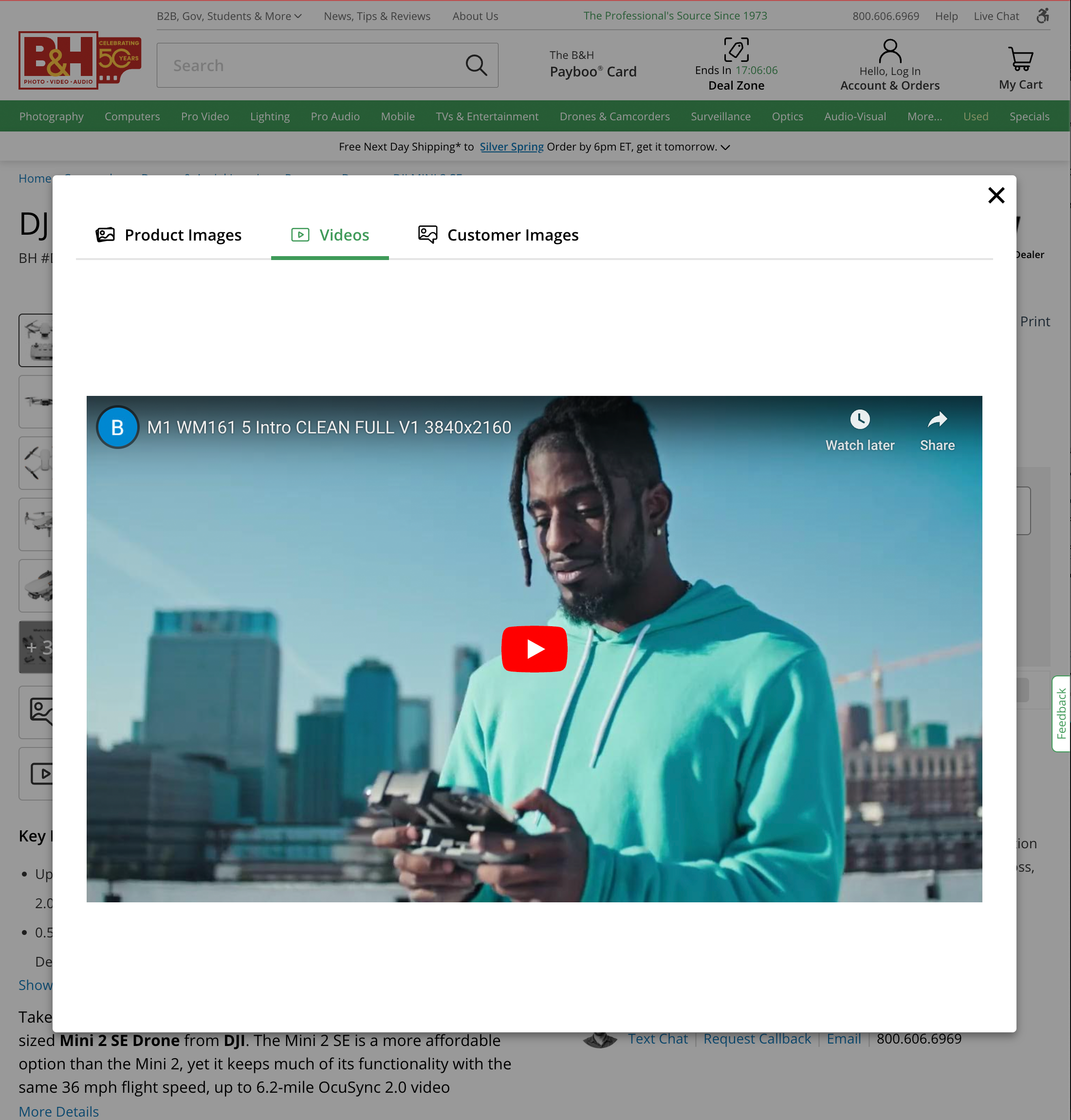 Desktop screenshot of B&H Photo