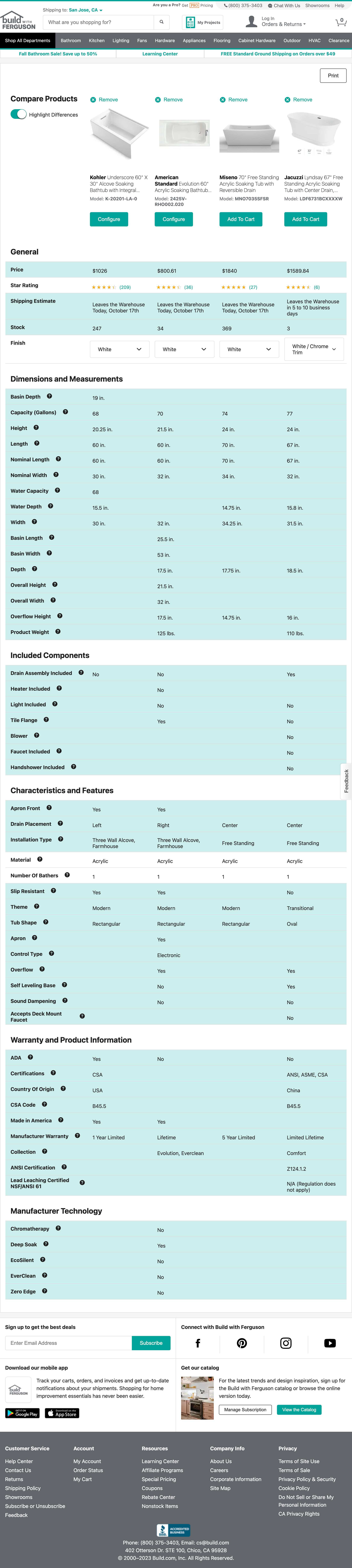 Desktop screenshot of Build.com