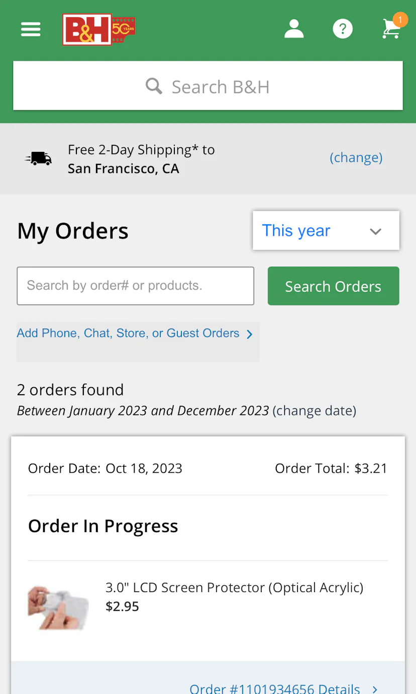 132 ‘Orders Overview’ Design Examples – Baymard