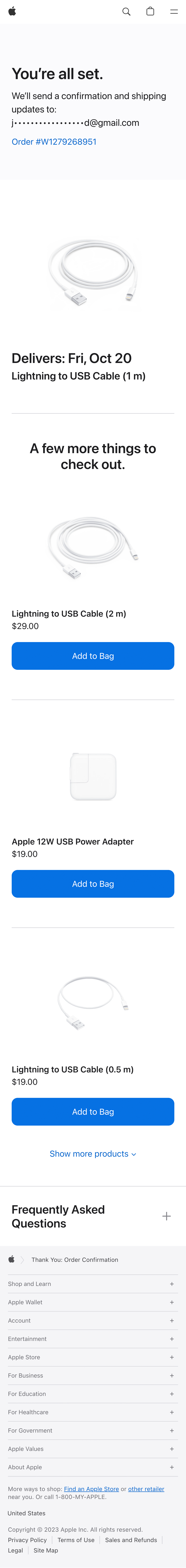 Mobile screenshot of Apple