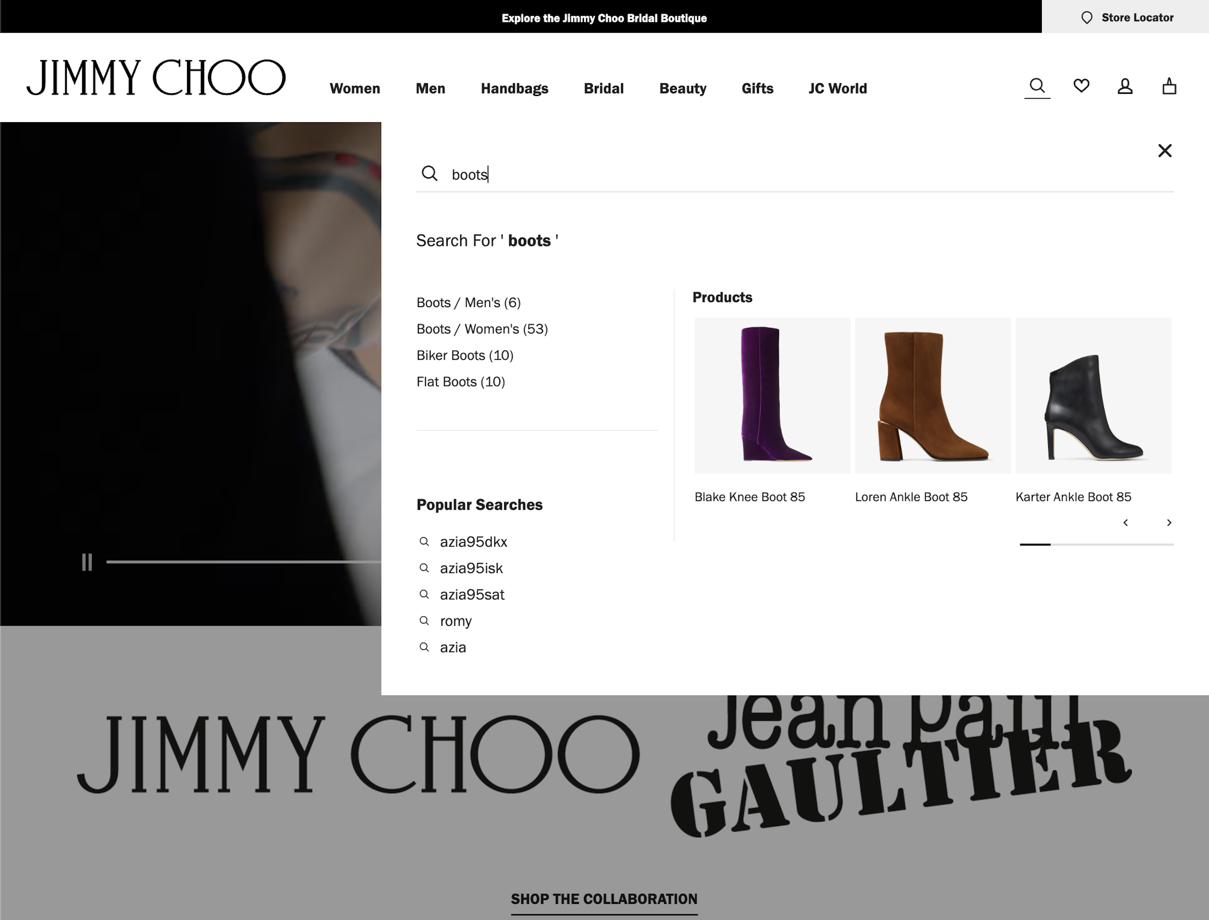Desktop screenshot of Jimmy Choo