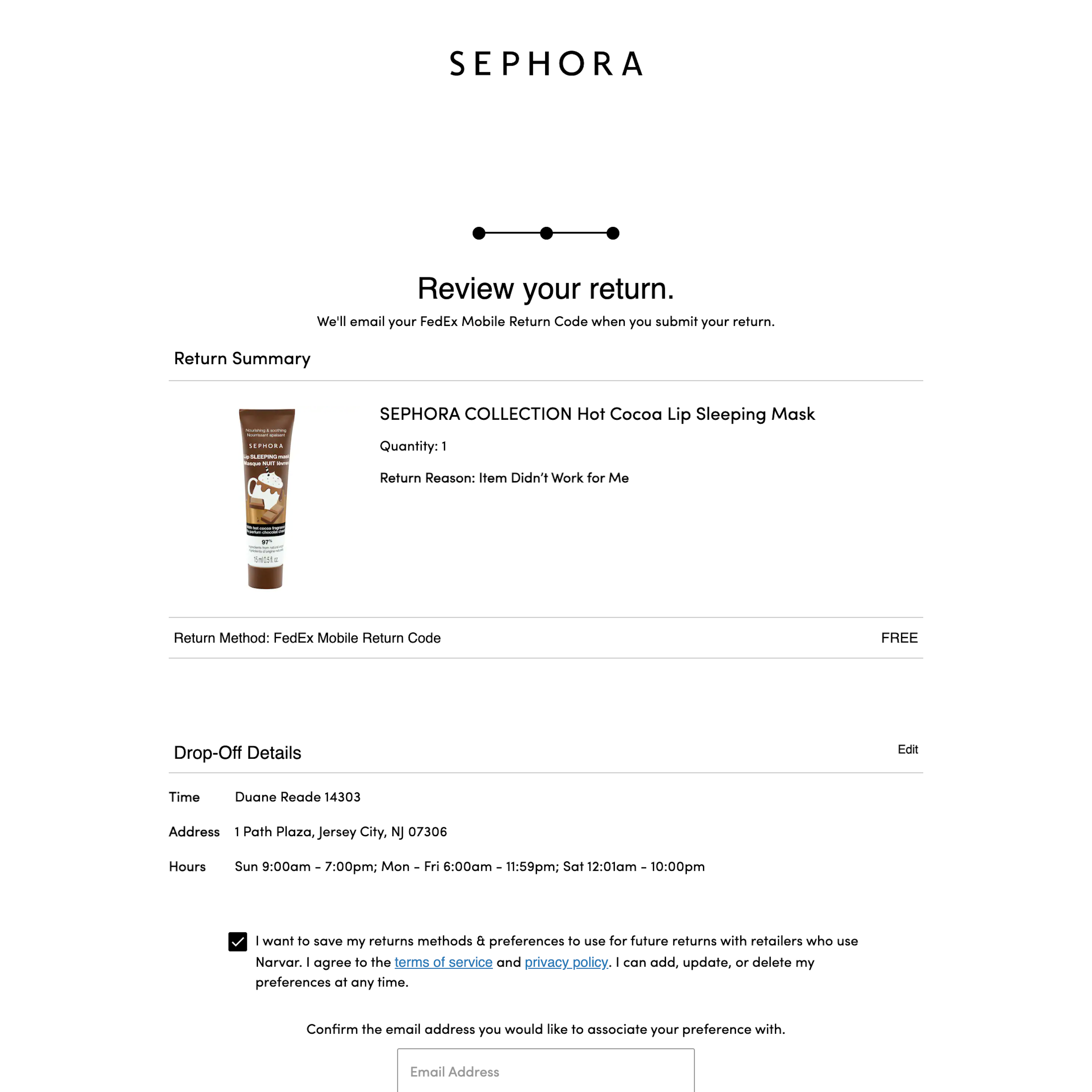Desktop screenshot of Sephora