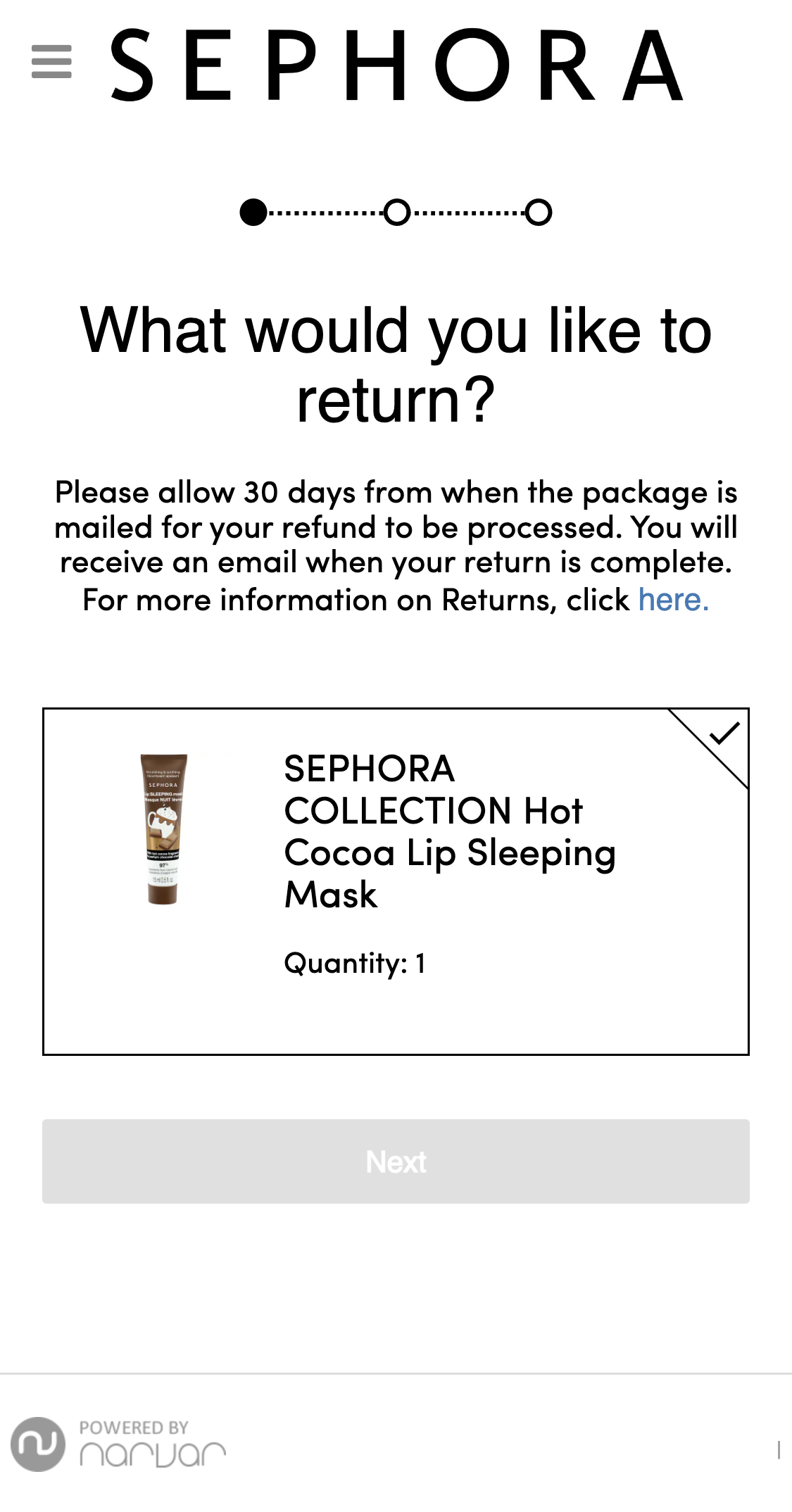 Mobile screenshot of Sephora