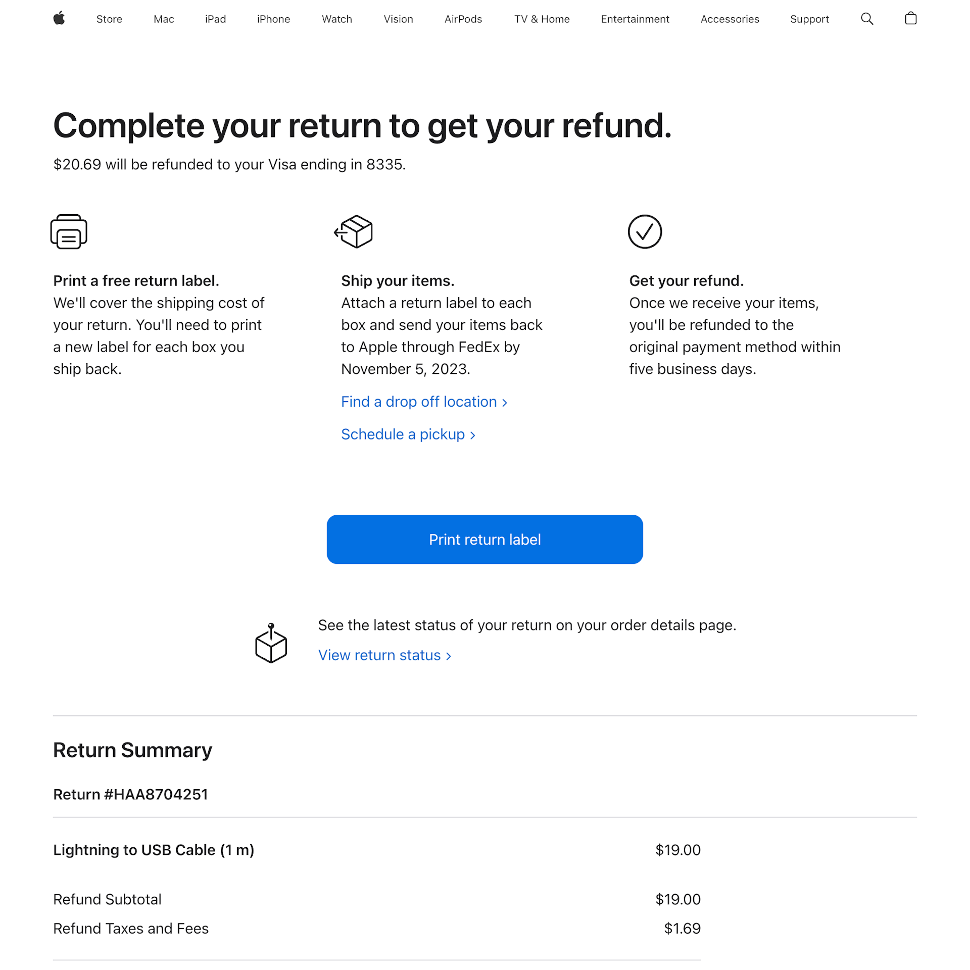 130 ‘Order Returns’ Design Examples – Baymard Institute