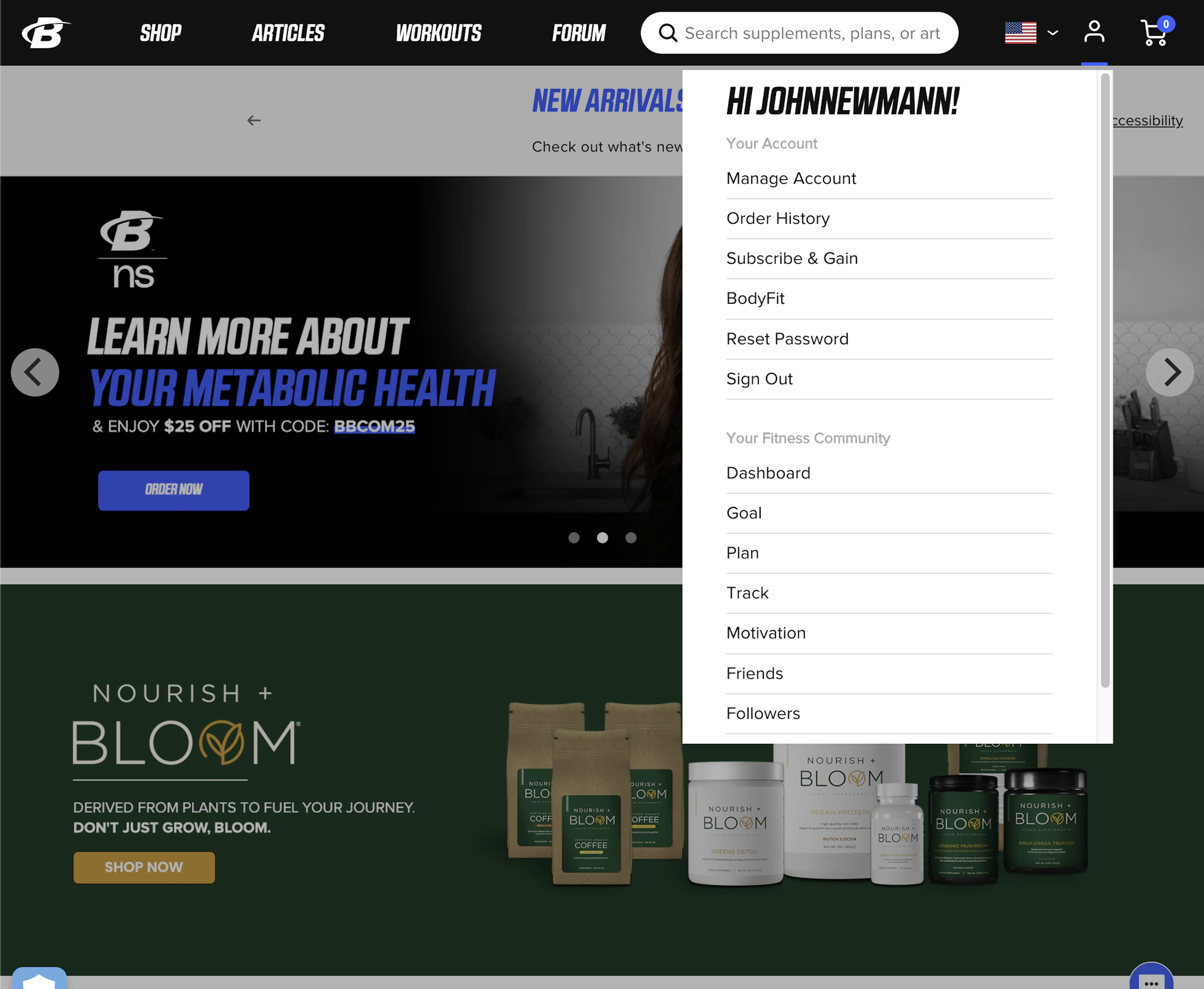 Desktop screenshot of Bodybuilding